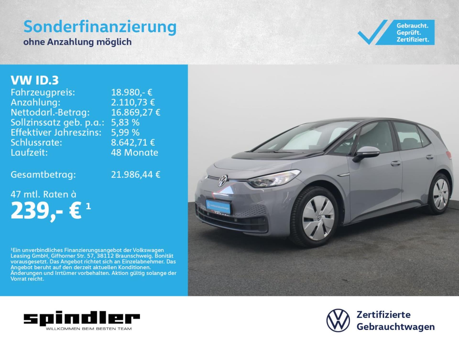 Volkswagen ID.3 Pro