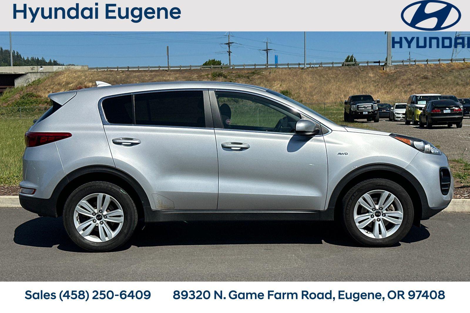 Used 2017 Kia Sportage LX with VIN KNDPMCAC3H7138597 for sale in Eugene, OR