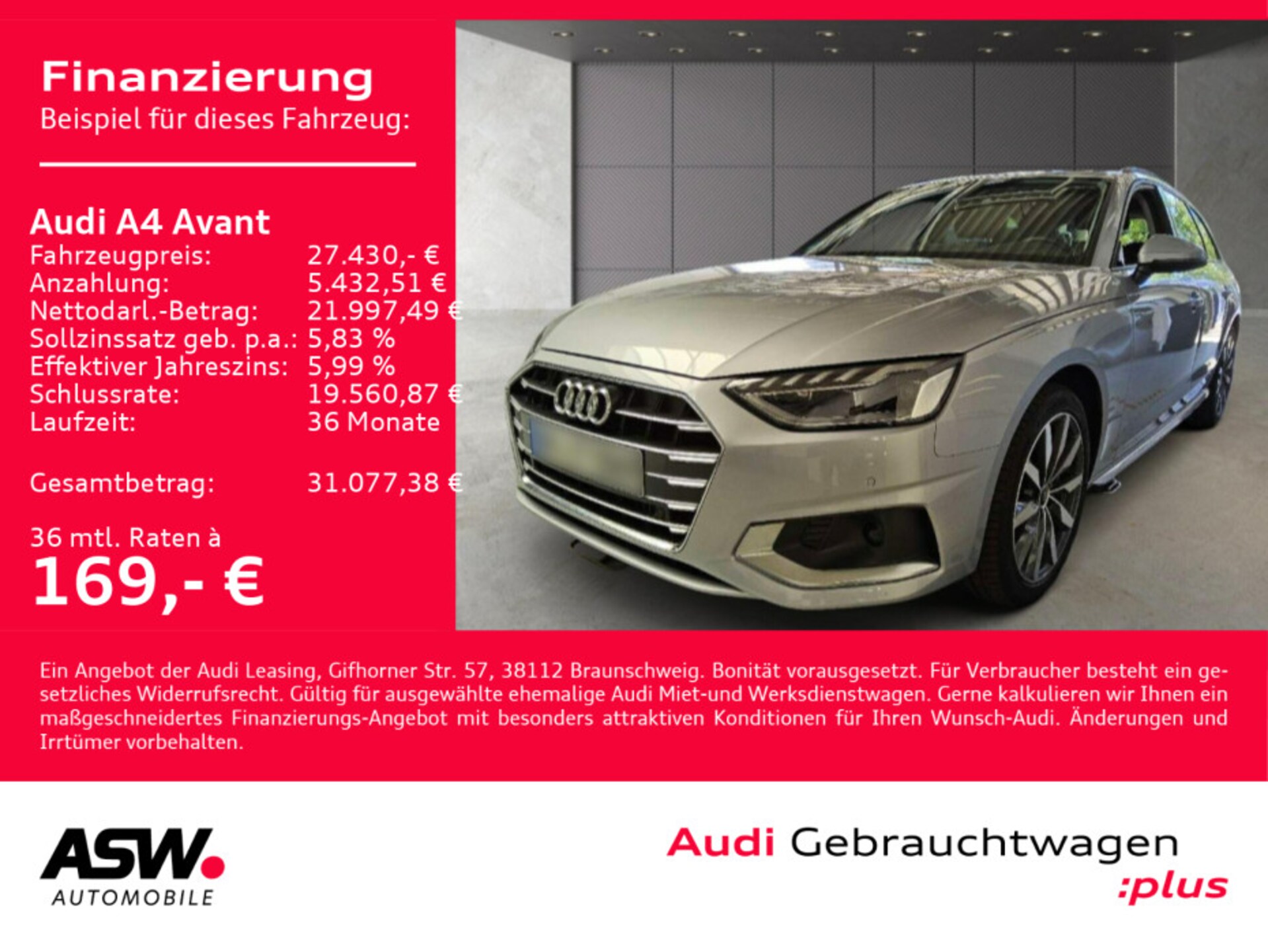 Audi A4 Avant Advanced