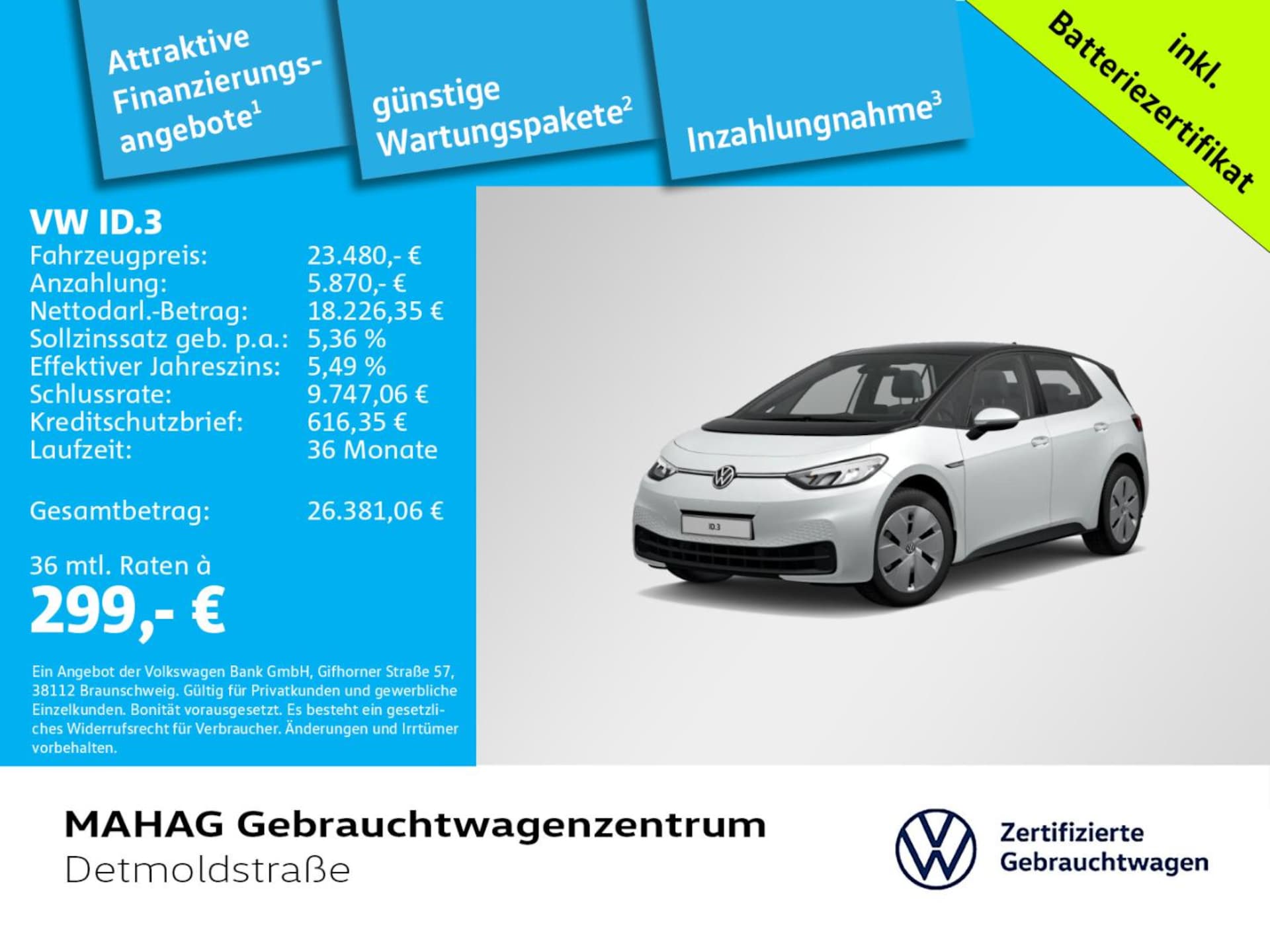 Volkswagen ID.3 Pro Performance