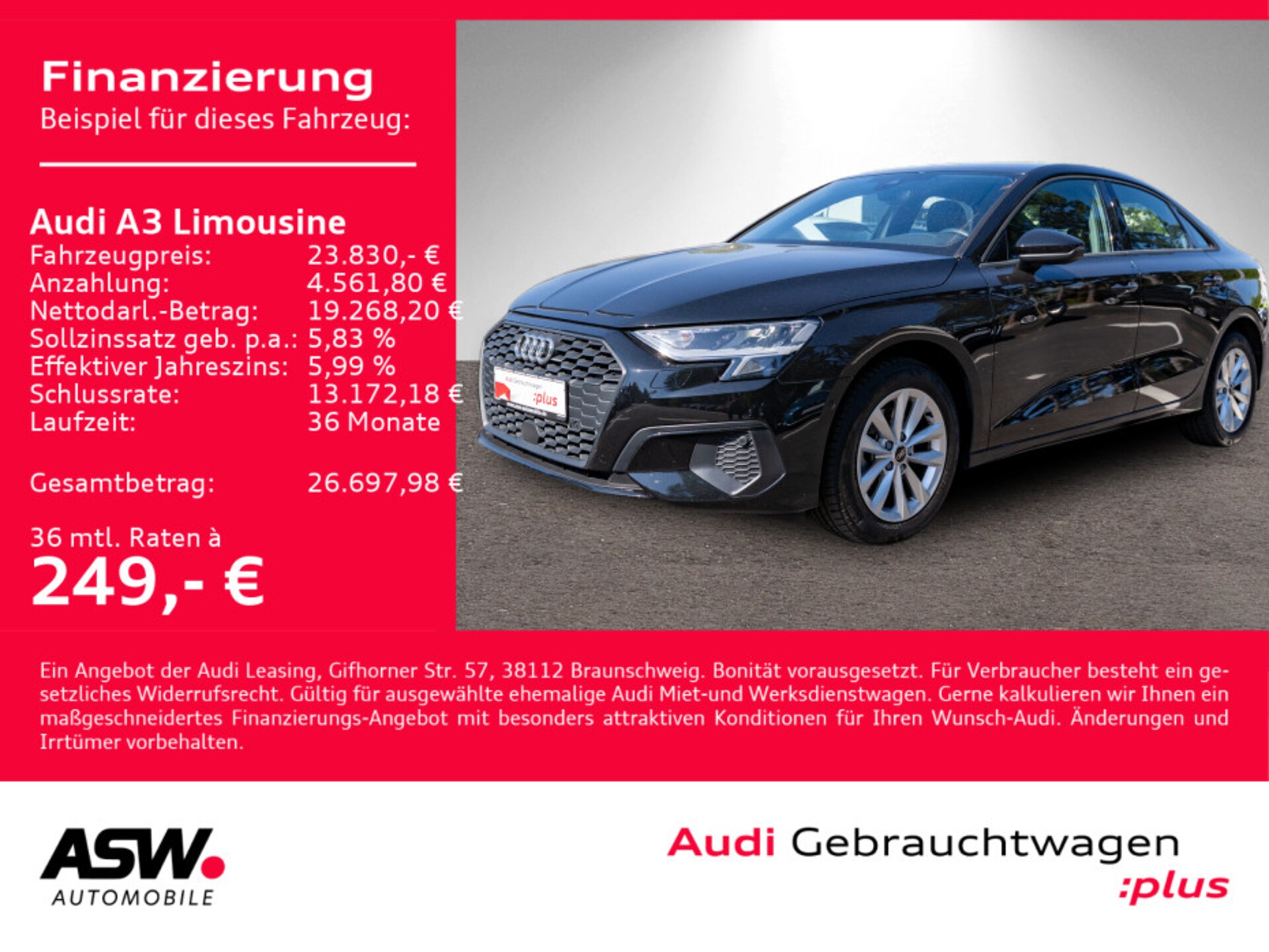 Audi A3 Limousine