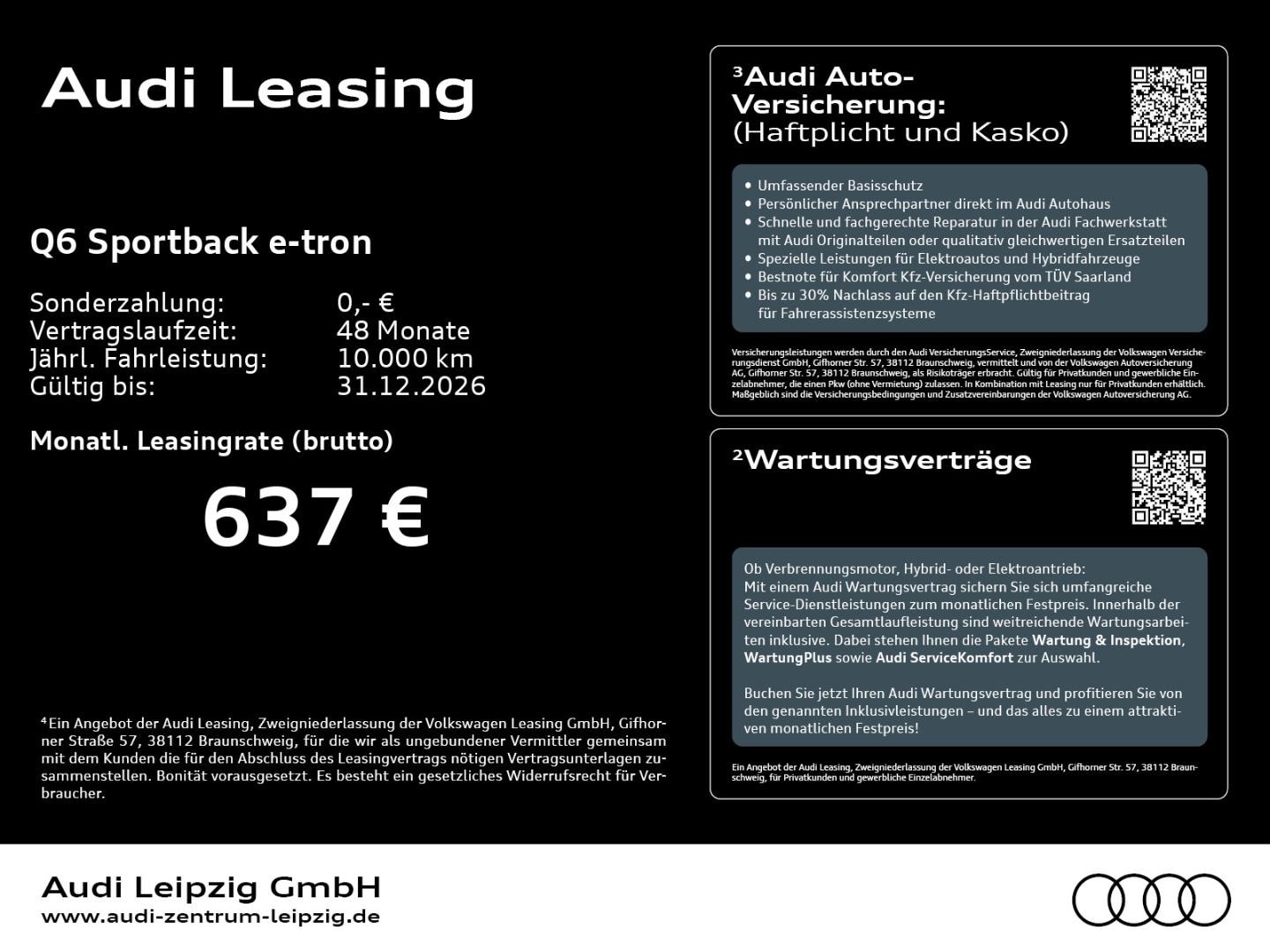Bild über Audi Q6 Sportback e-tron e-tron performance - für weitere Informationen kontaktieren Sie den Audi Partner