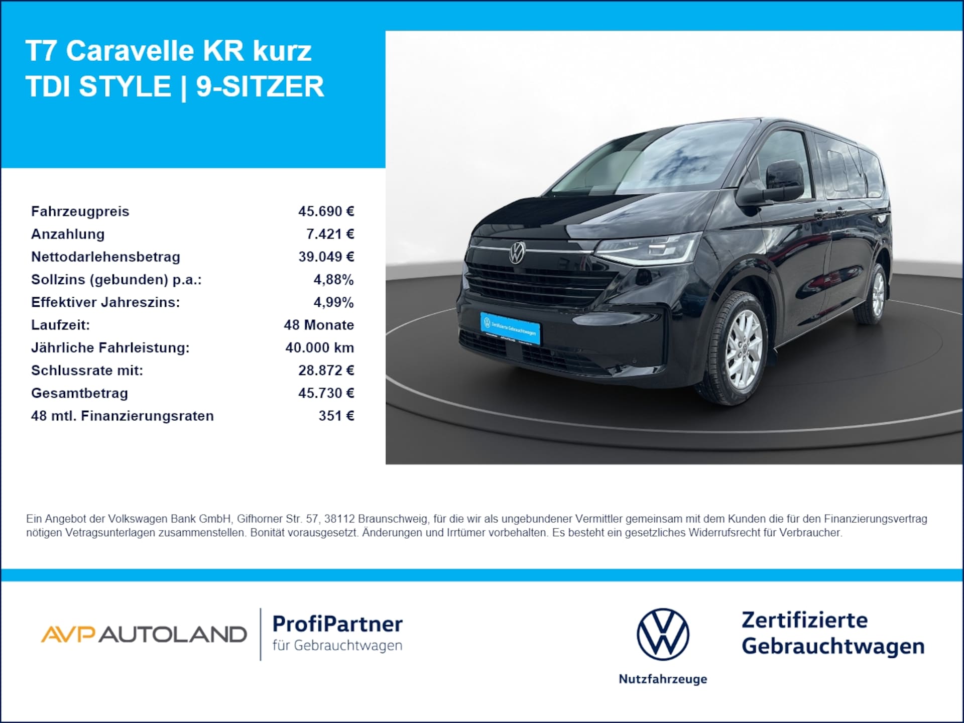 Volkswagen Caravelle Style