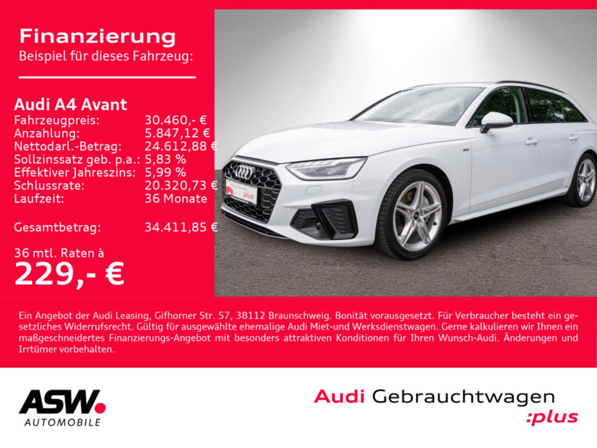 Audi A4 Avant S line