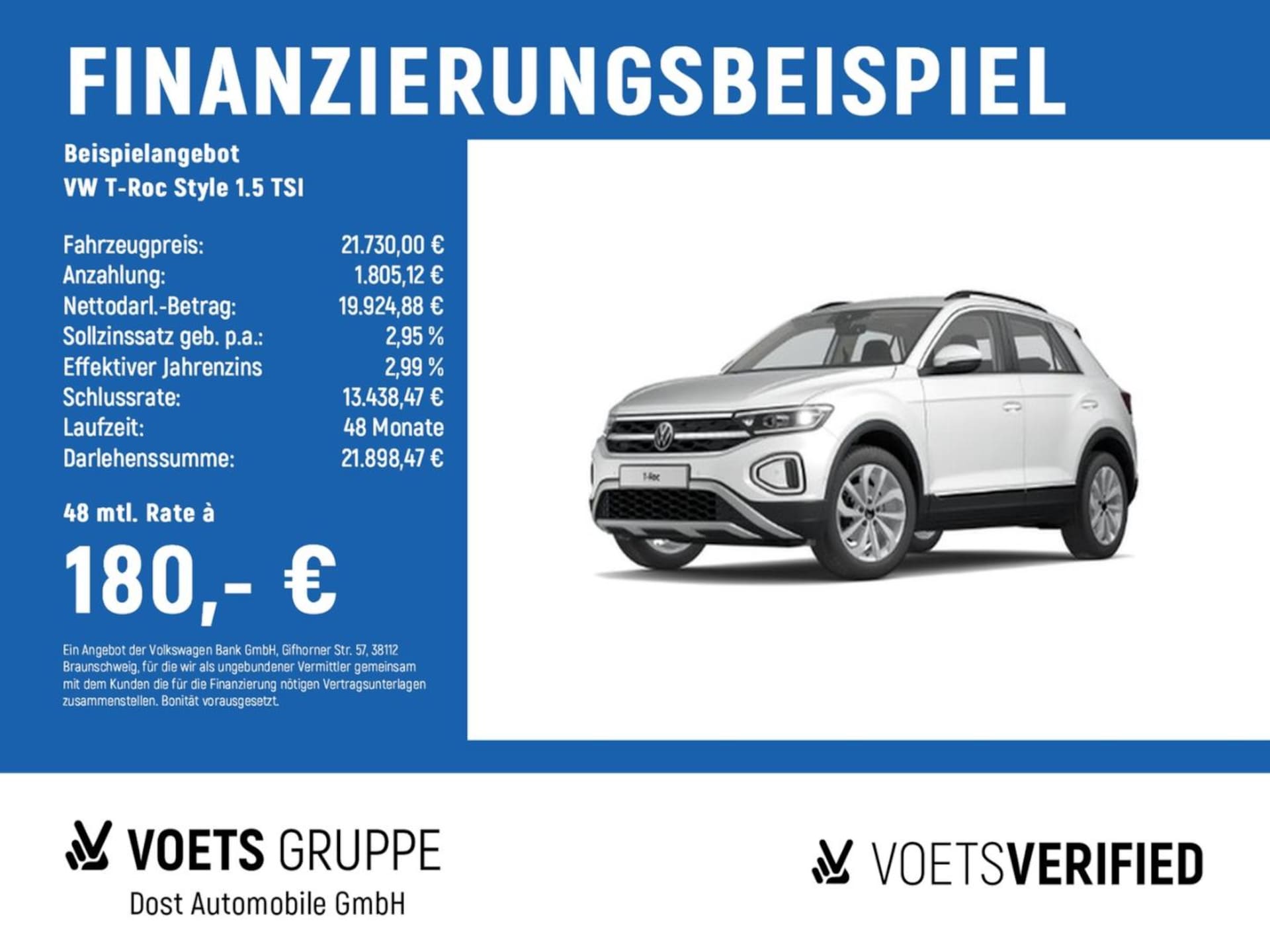Volkswagen T-Roc — Volkswagen T-Roc T-Roc Style 1.5 TSI LED+ACC+SHZ+DAB+NAVI