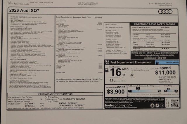 2026 Audi SQ7 Prestige - Photo 32