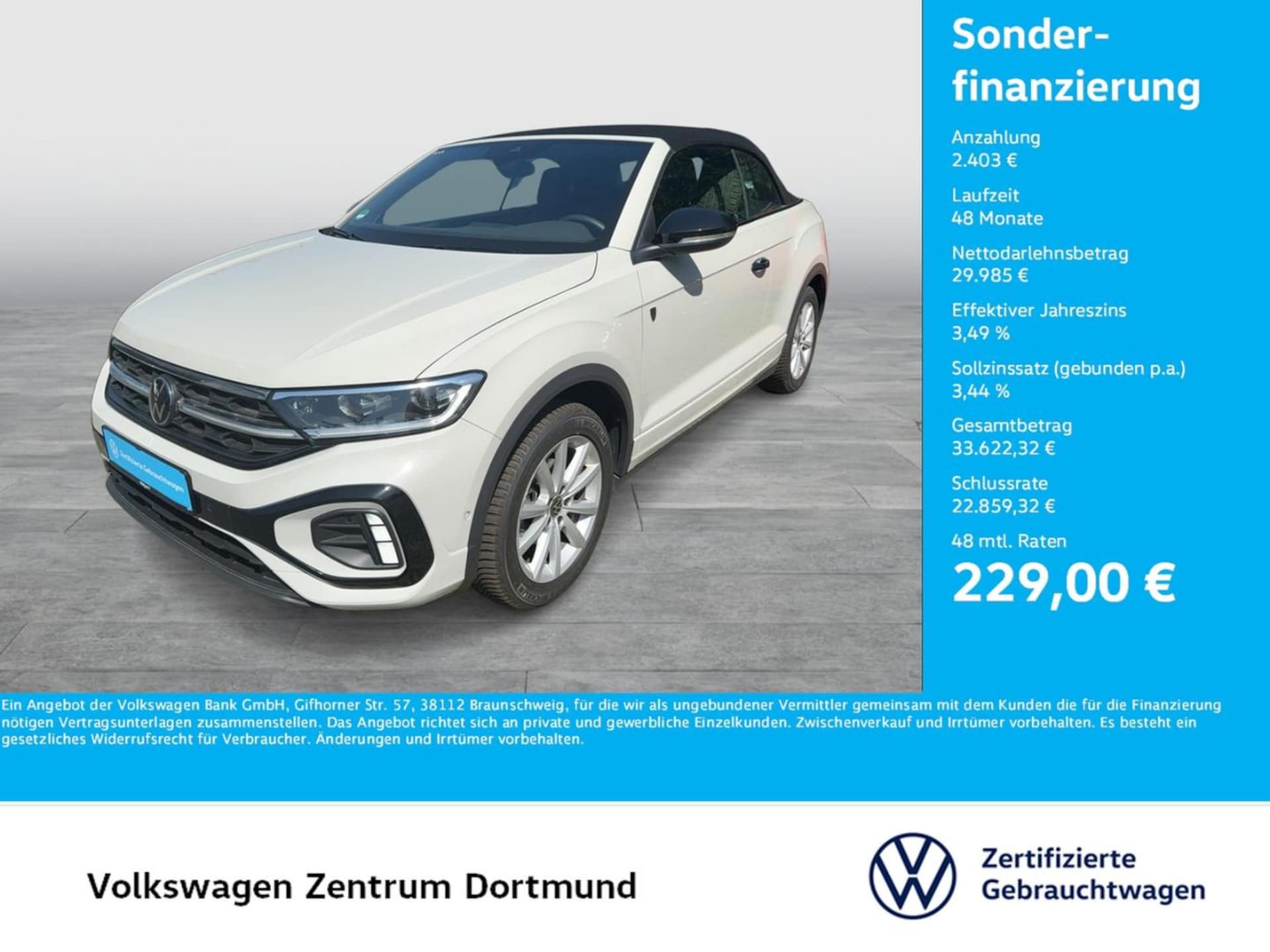 Volkswagen T-Roc Cabriolet R-Line
