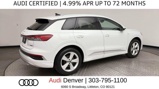 Certified 2024 Audi Q4 e-tron Premium Plus with VIN WA1LUBFZ4RP037263 for sale in Littleton, CO