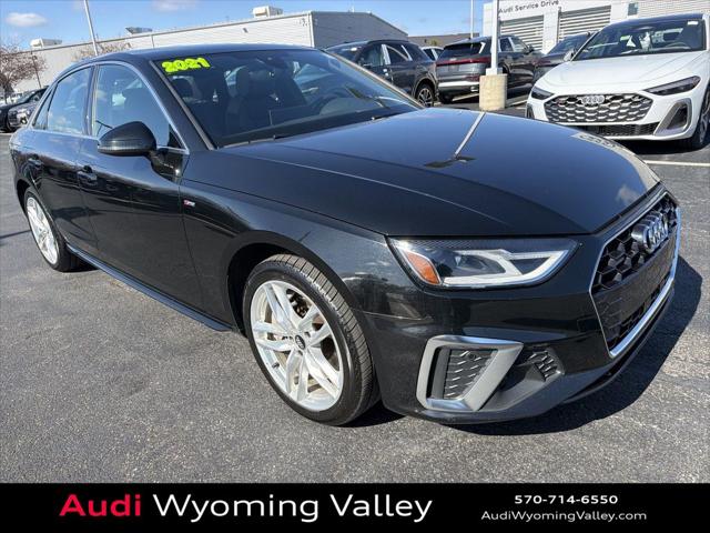 Used 2021 Audi A4 Premium with VIN WAUDAAF49MN004844 for sale in Wilkes-Barre, PA