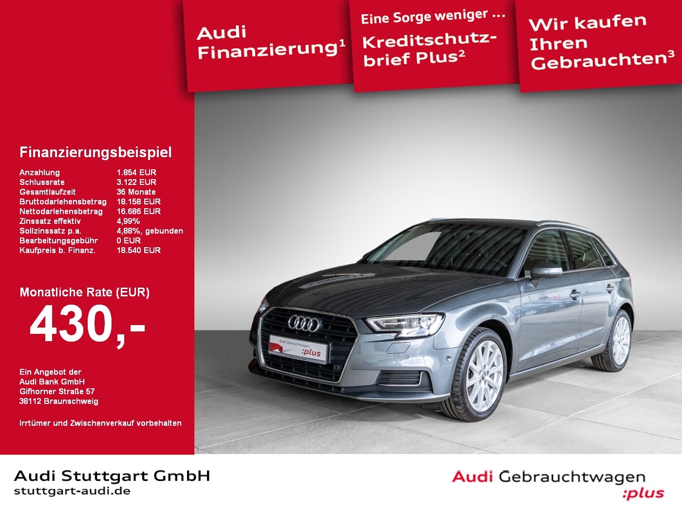 Image about Audi A3 Sportback design 1.5 TFSI S tronic
