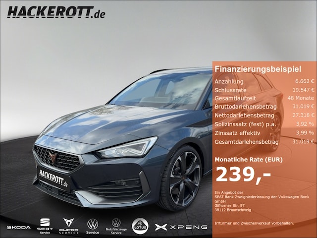 CUPRA Leon Sportstourer 2.0 TSI Aktion 3,99 eff. Zins VZ LED Navi Keyless AD e-Sitze ACC Parklenkass. (GW-R078215)