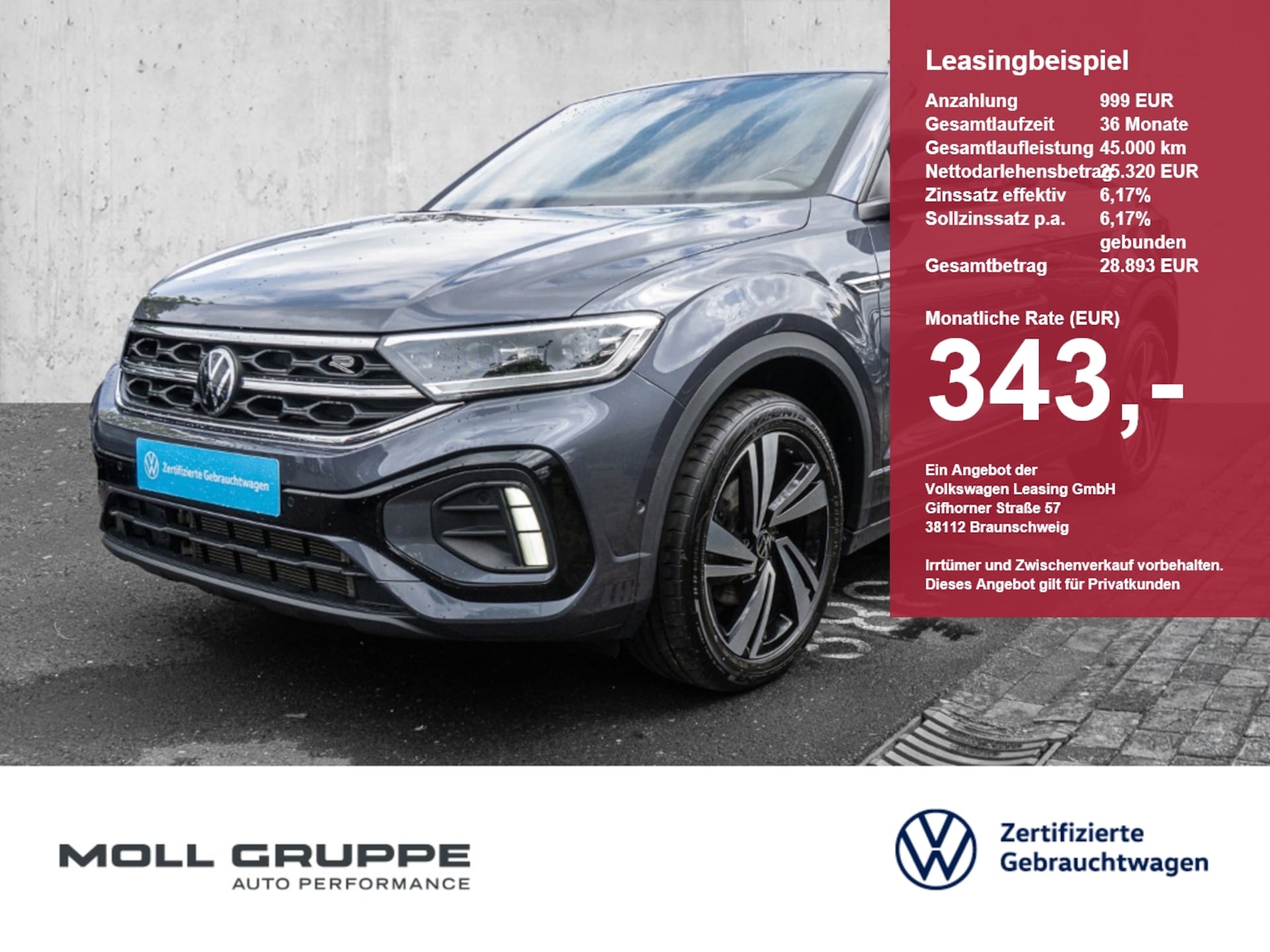 Volkswagen T-Roc Cabriolet R-Line