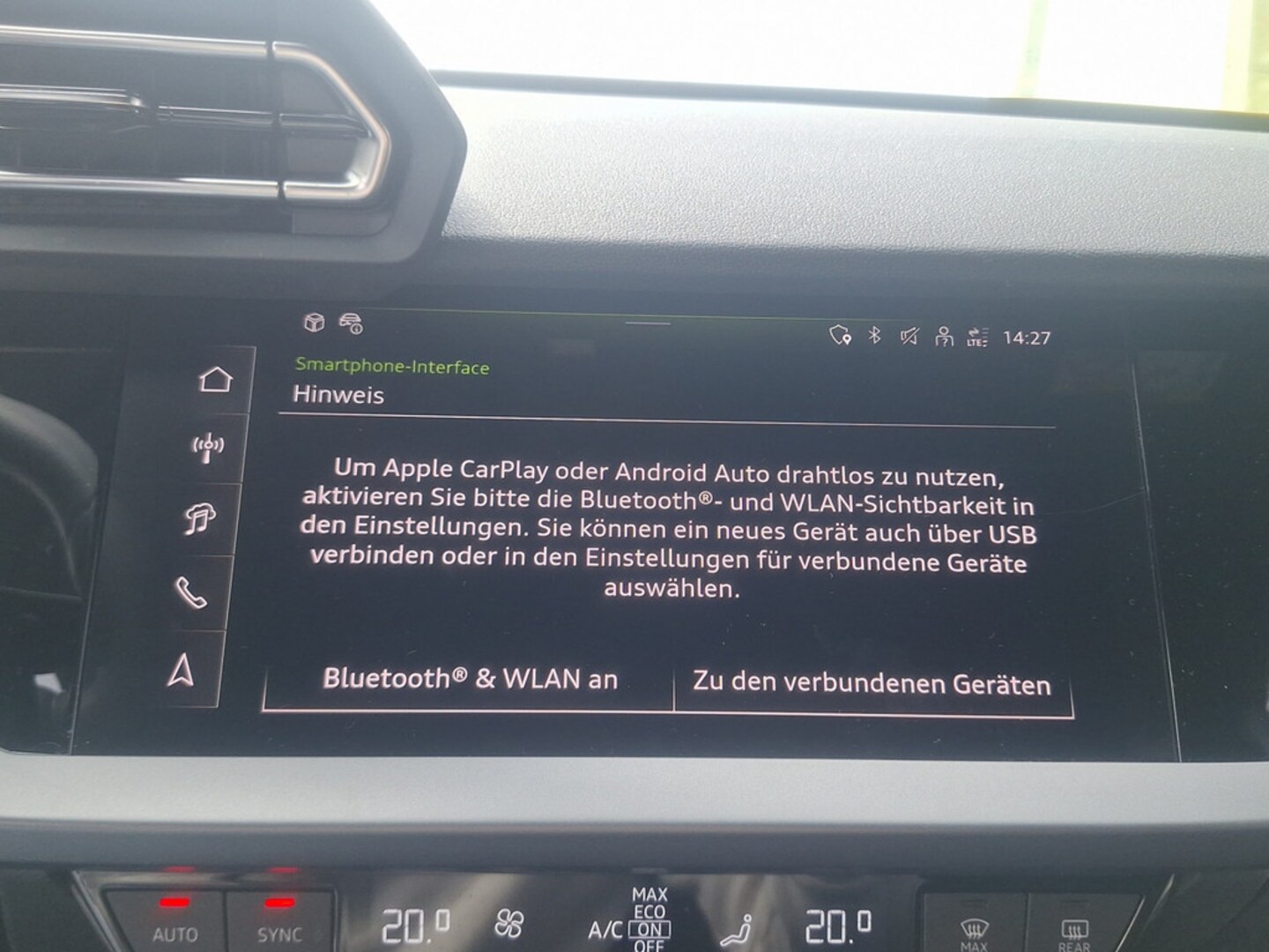 Bild über Audi A3 Sportback 30 TFSI S tronic - für weitere Informationen kontaktieren Sie den Audi Partner