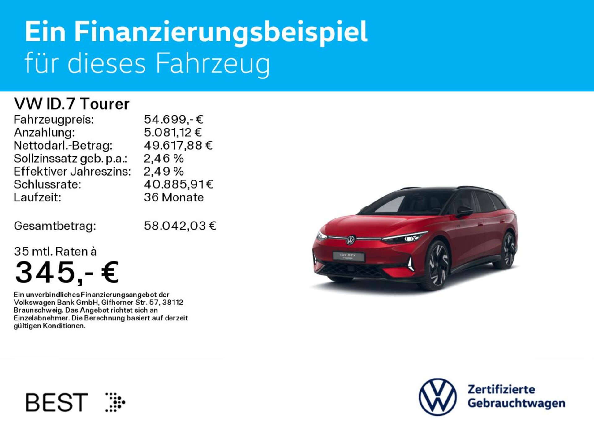 Volkswagen ID.7 Tourer GTX
