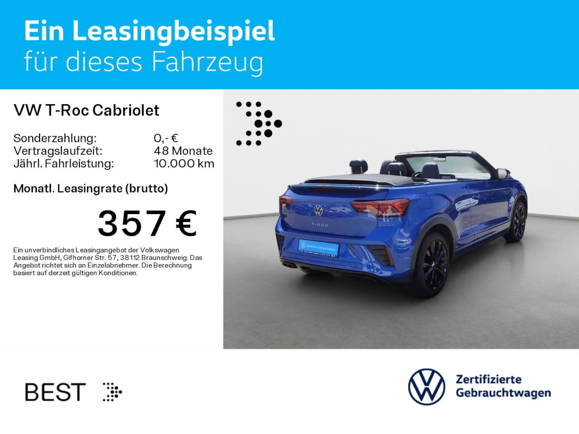 Volkswagen T-Roc Cabriolet R-Line