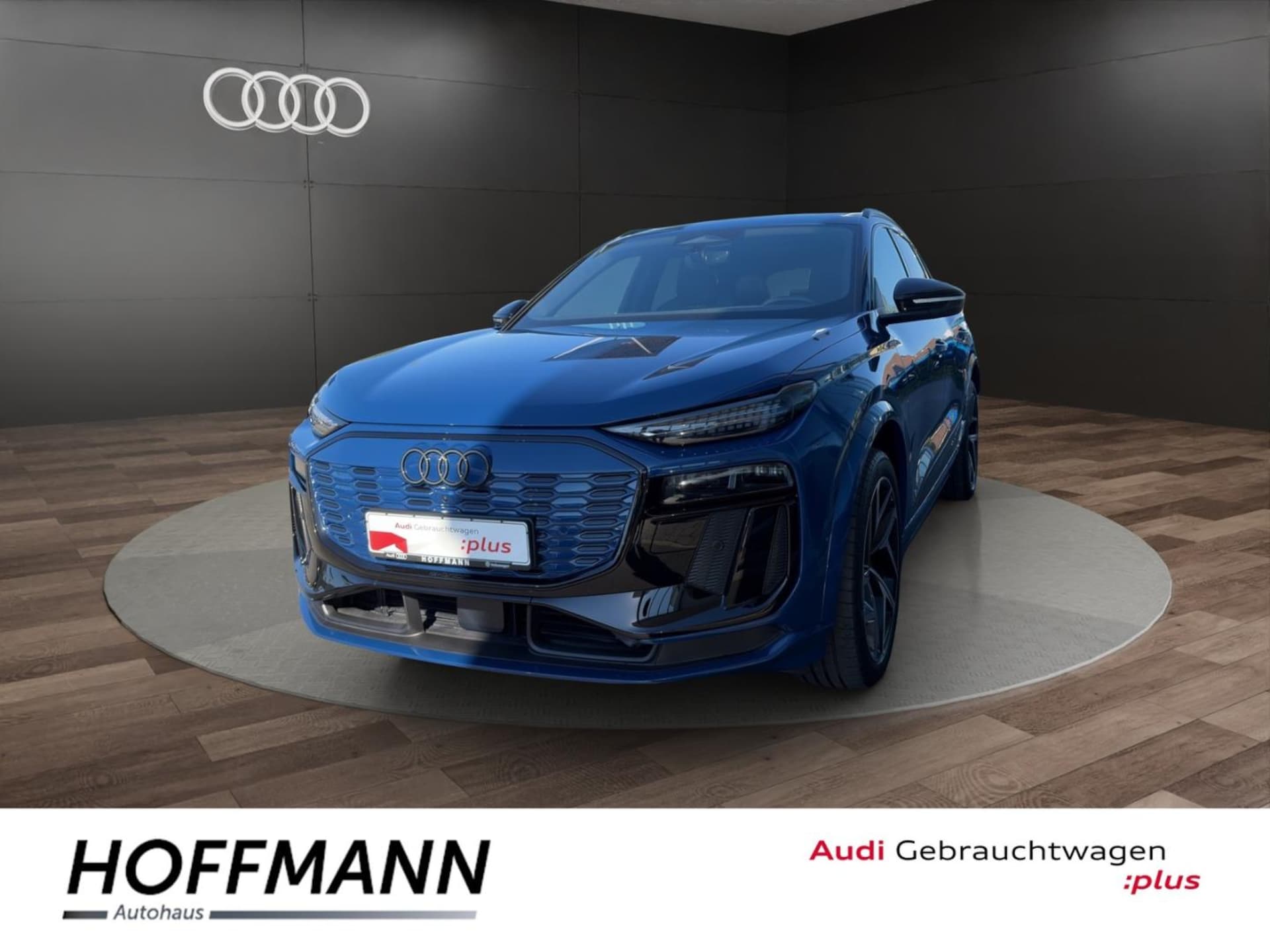Audi Q6 SUV e-tron — Audi Q6 SUV e-tron edition one blue 55 quattro 285 kW Q6 e-tron quattro S line Pano+Matrix+Kamera+HuD