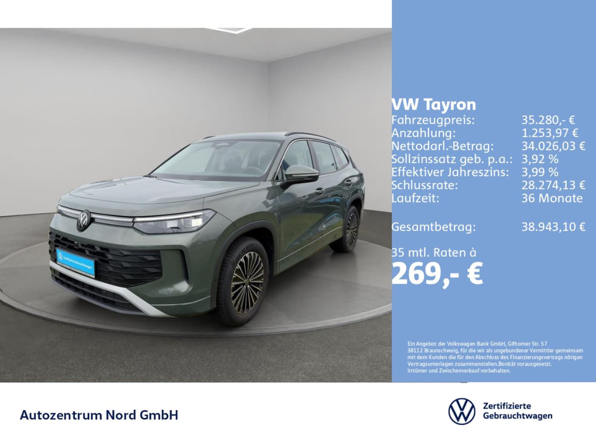 Volkswagen Tayron Life