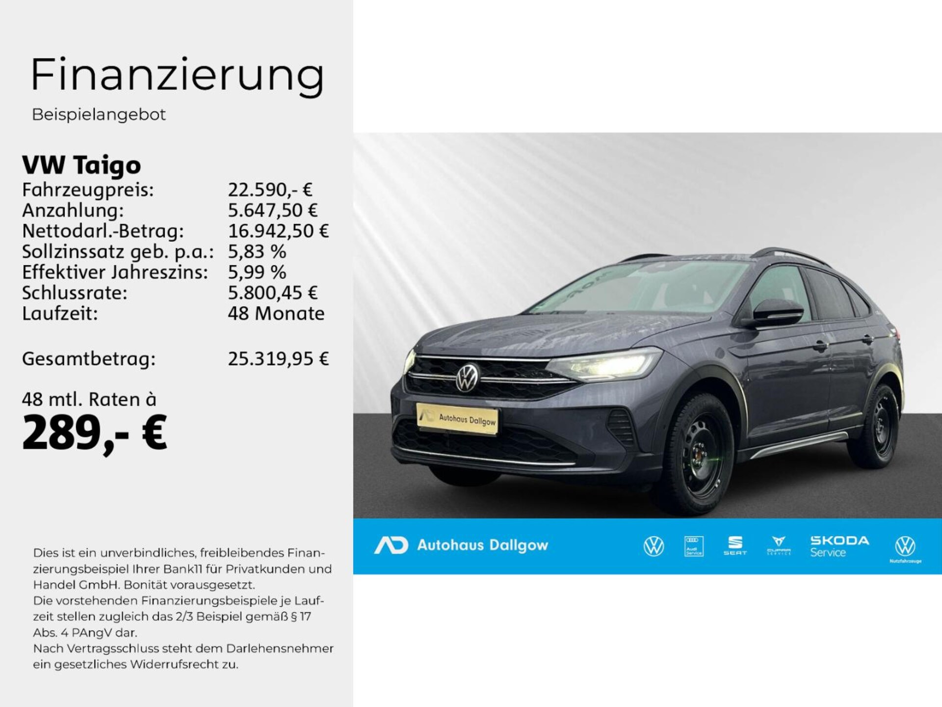 Volkswagen Taigo Goal