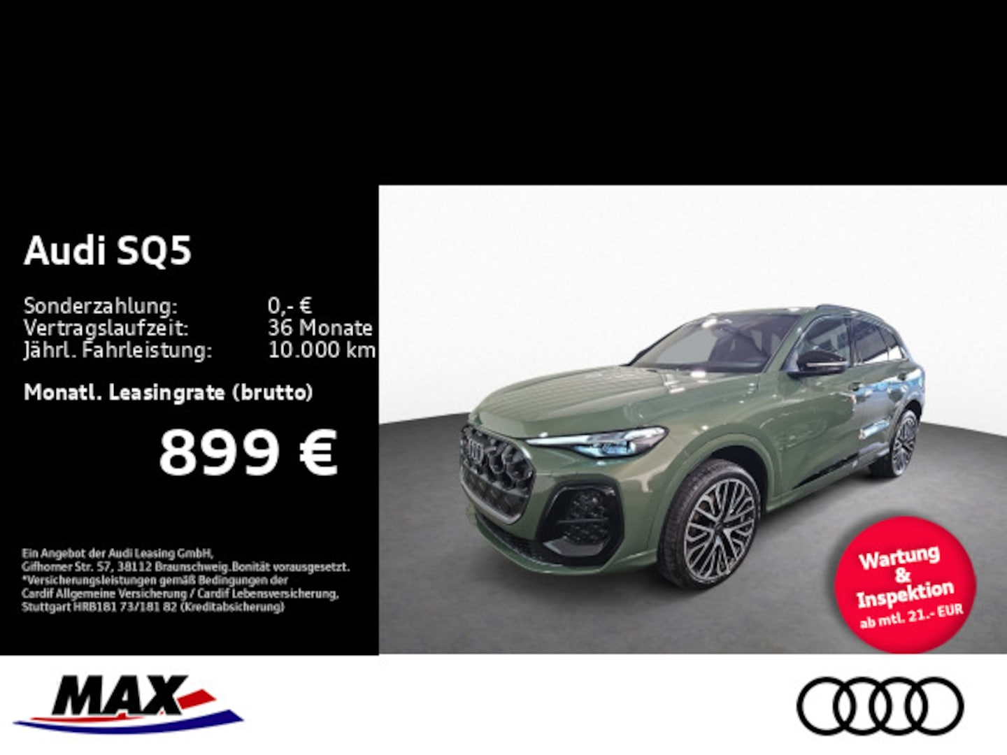 Bild über Audi SQ5 SUV TFSI 270 kW S tronic - für weitere Informationen kontaktieren Sie den Audi Partner