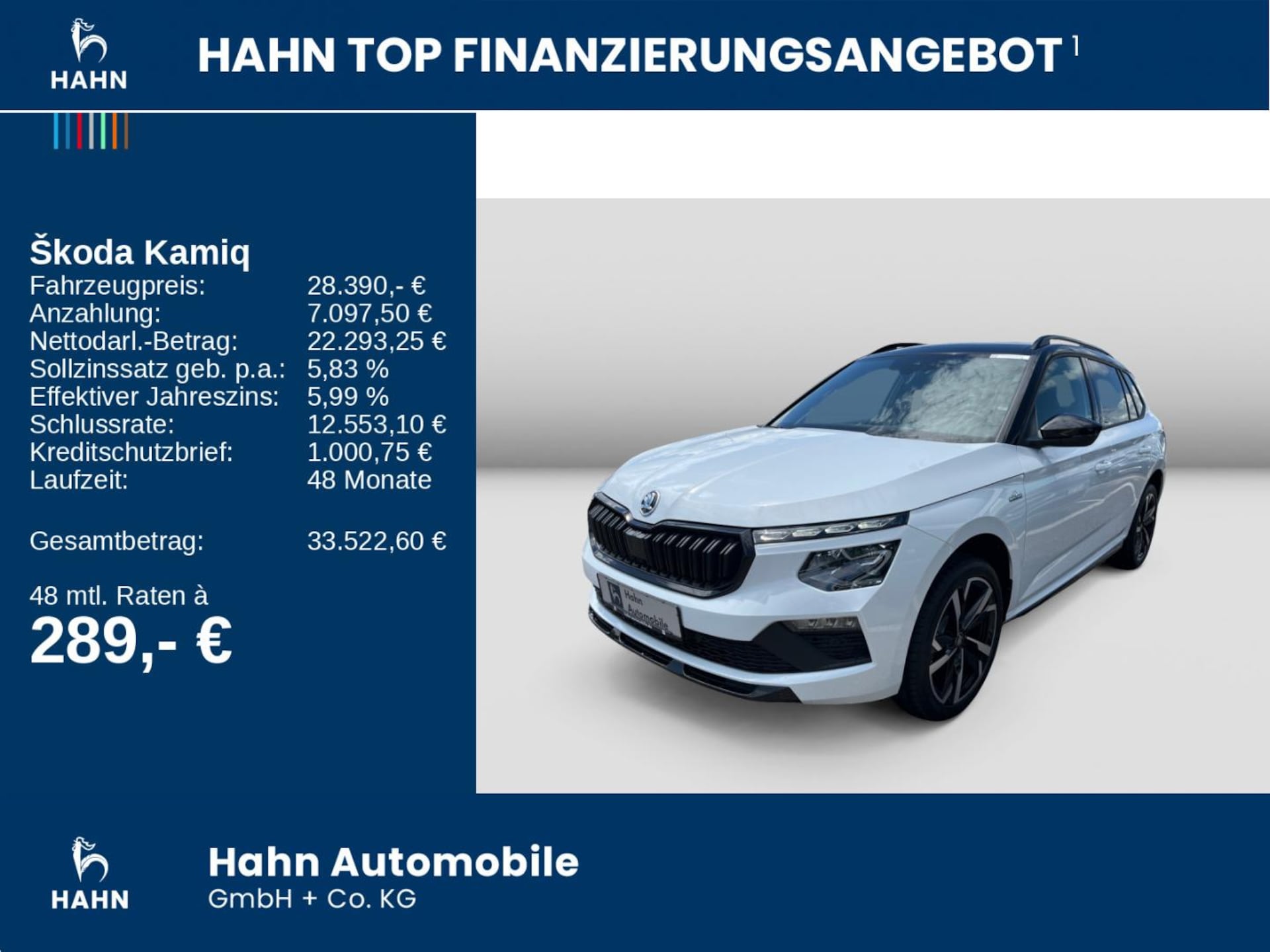 Skoda Kamiq Monte Carlo