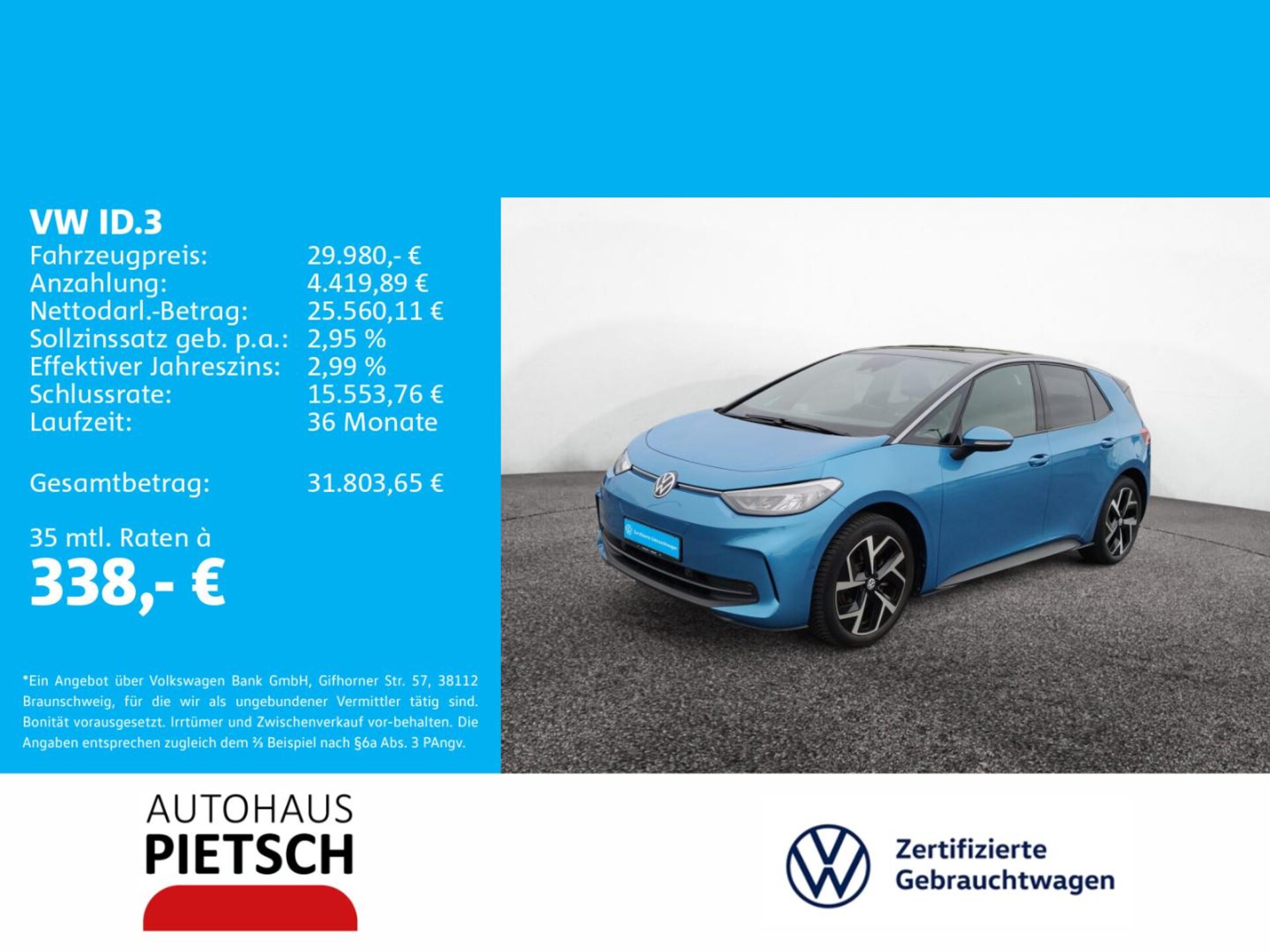 Volkswagen ID.3 MOVE Pro