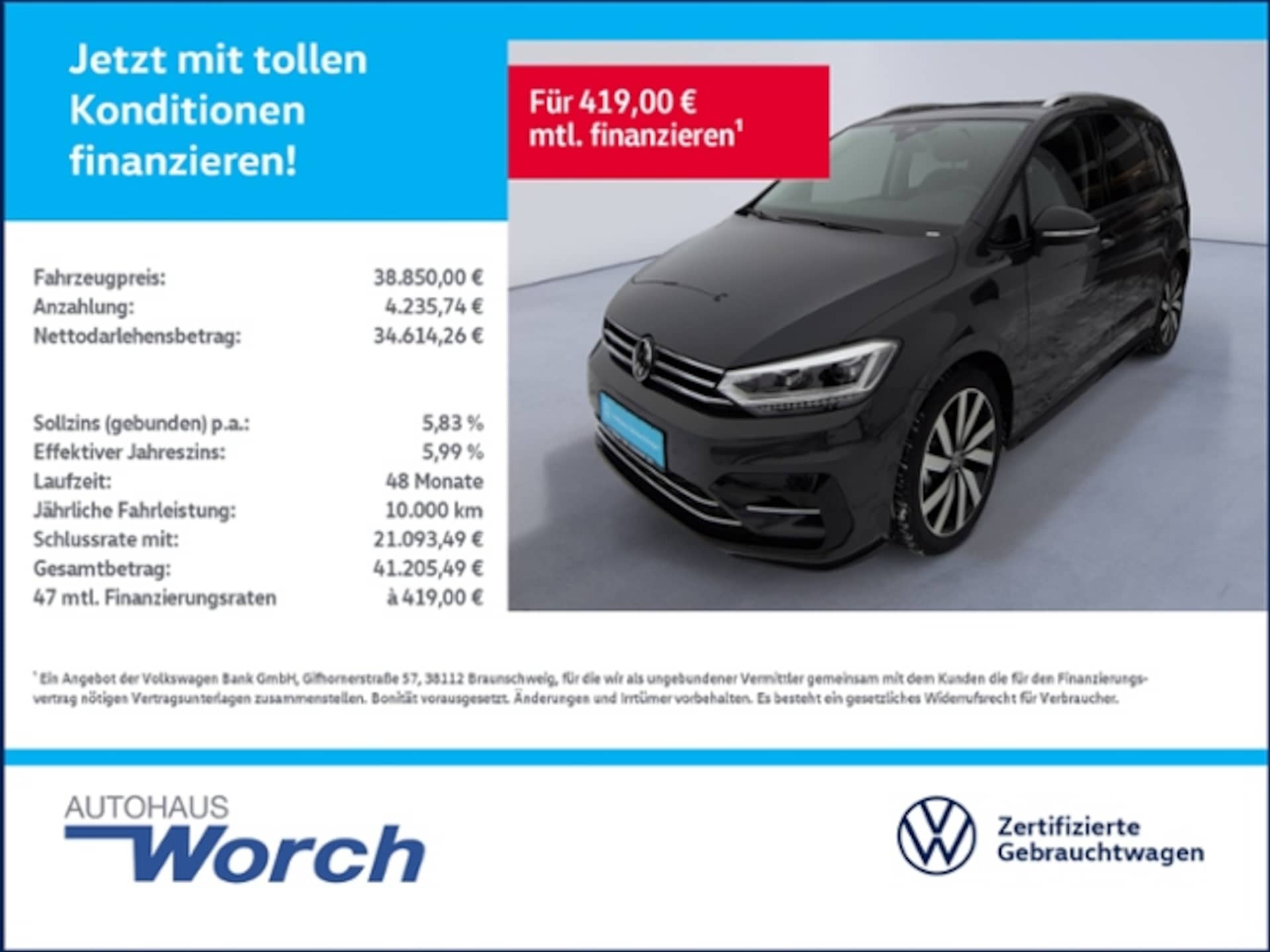 Volkswagen Touran Comfortline