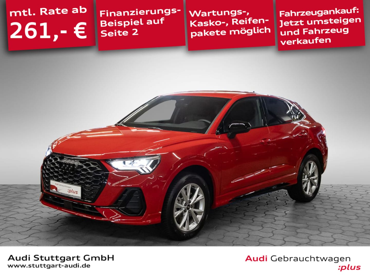 Bild über Audi Q3 Sportback S line 40 TFSI quattro S tronic - für weitere Informationen kontaktieren Sie den Audi Partner