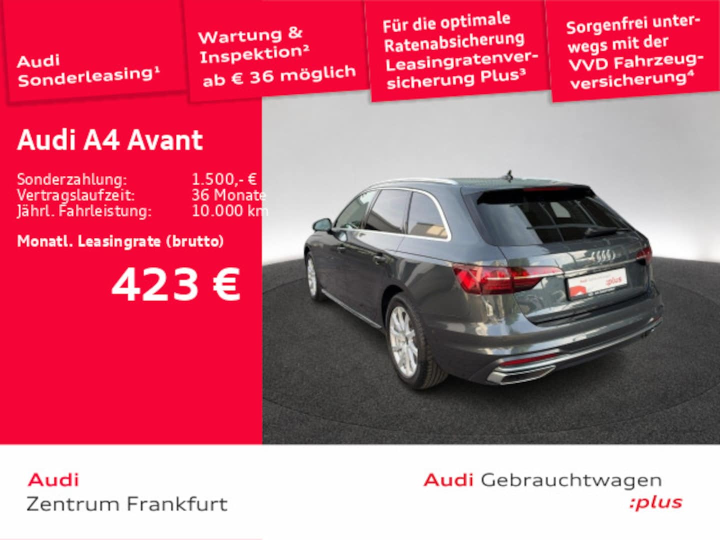Bild über Audi A4 Avant advanced 40 TFSI S tronic - für weitere Informationen kontaktieren Sie den Audi Partner