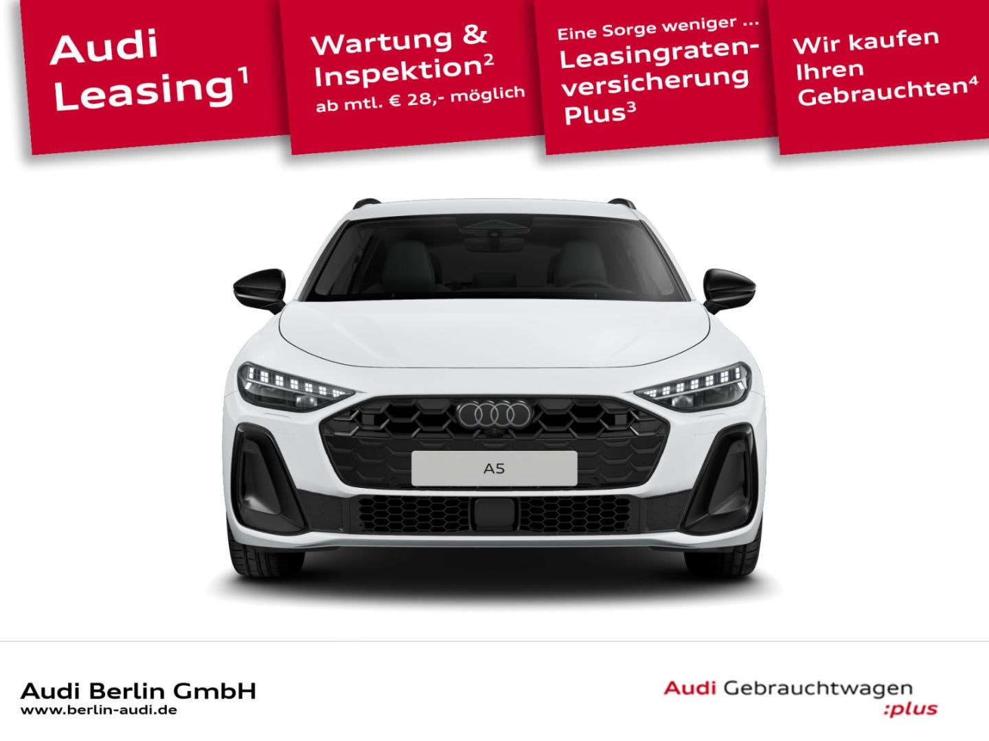 Bild über Audi A5 Avant TFSI 150 kW S tronic - für weitere Informationen kontaktieren Sie den Audi Partner