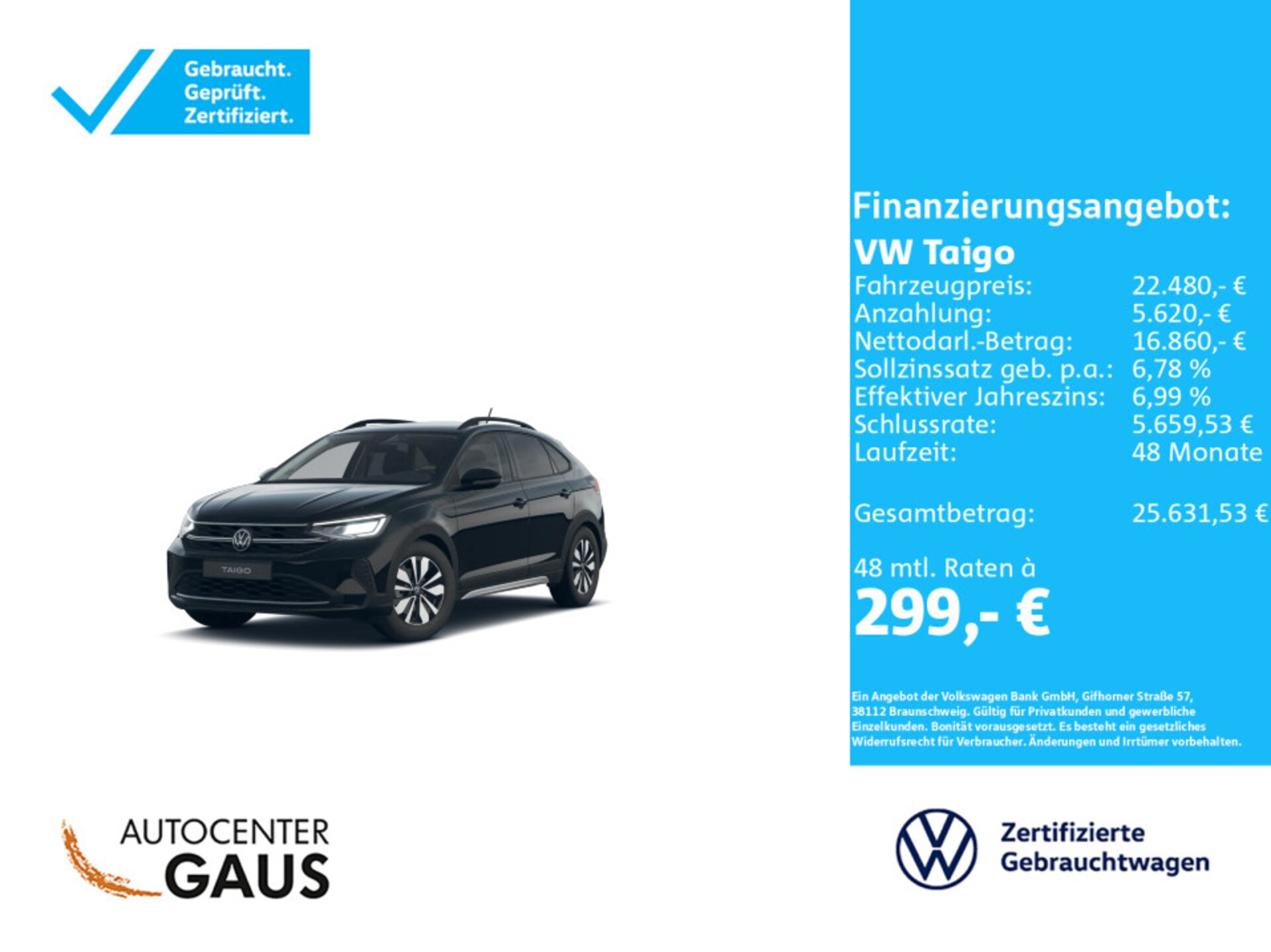 Volkswagen Taigo Goal