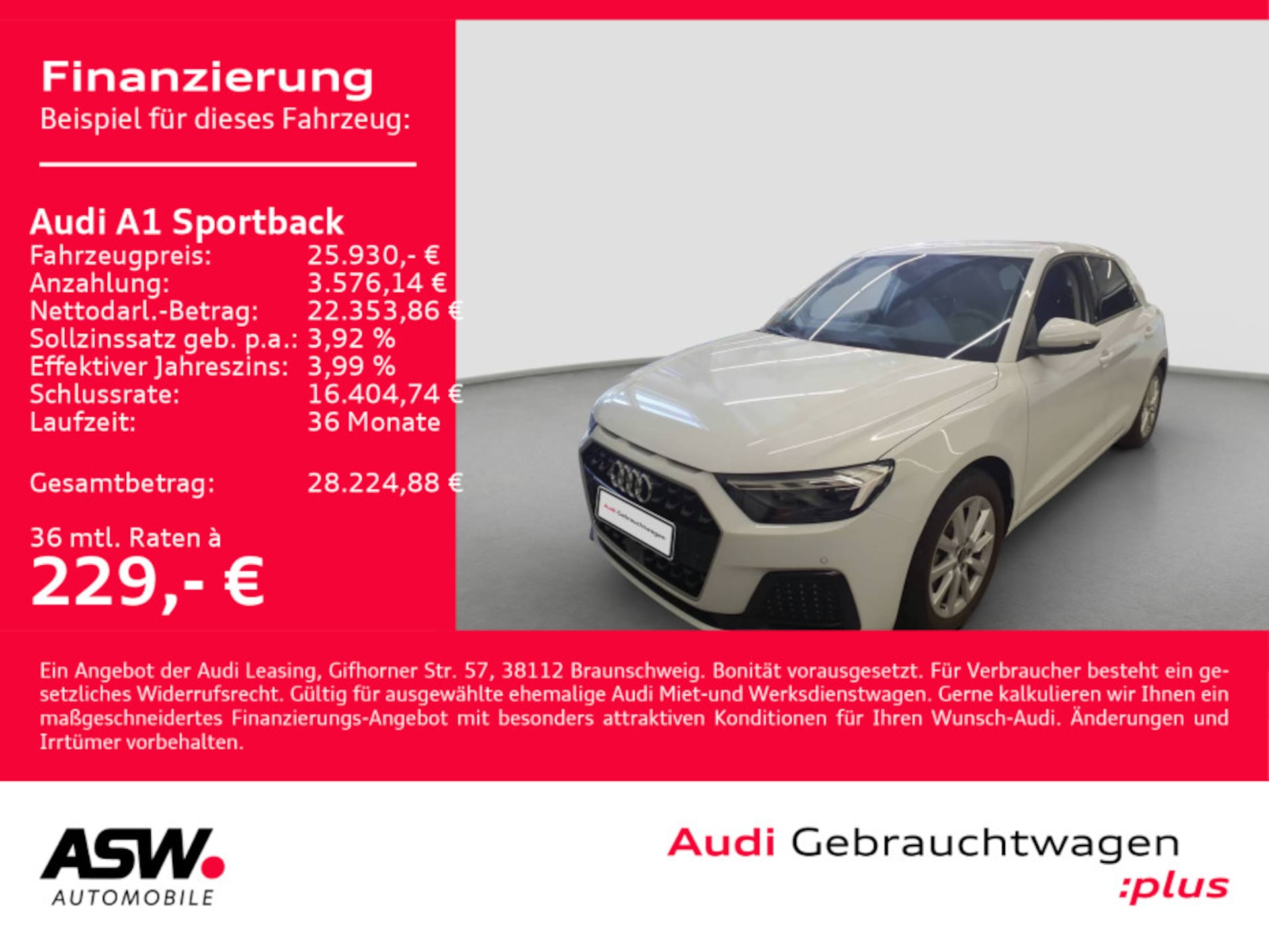 Audi A1 Sportback Advanced