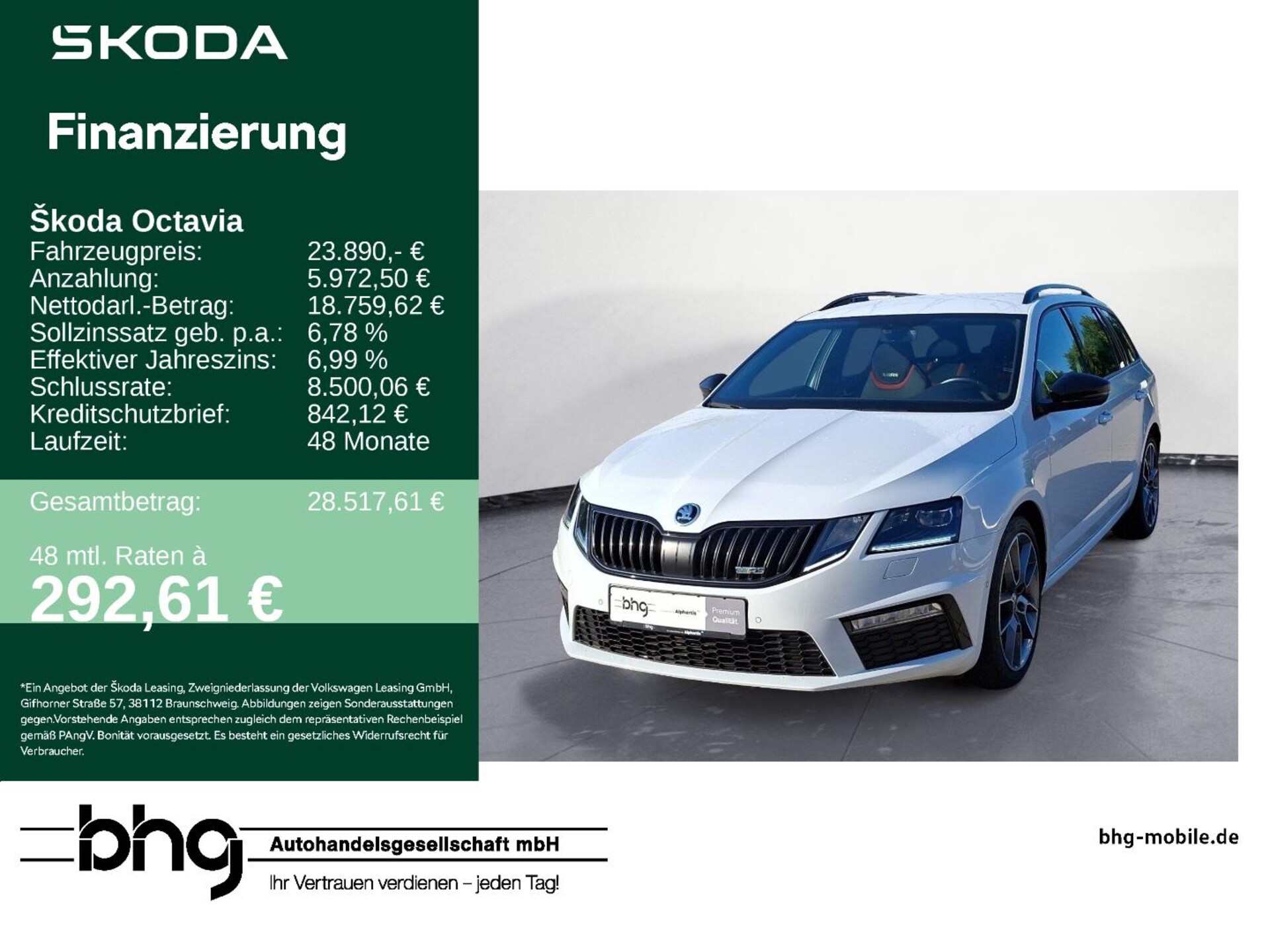 Skoda Octavia Combi RS