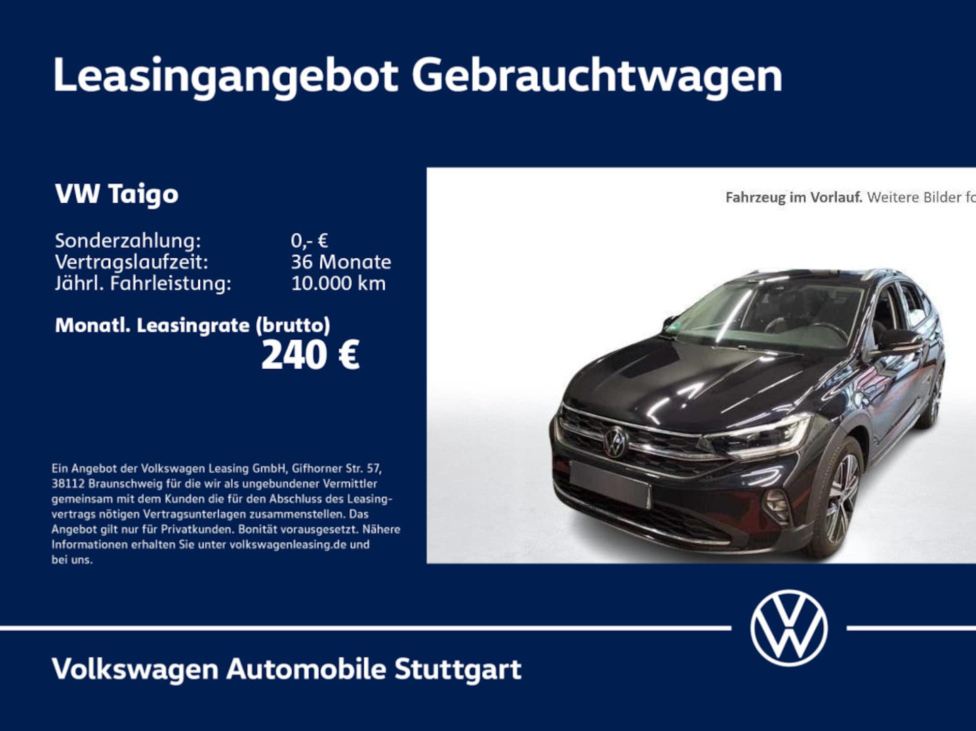 Volkswagen Taigo 2023 — Taigo 1.5 TSI Style DSG Navi AHK Tempomat