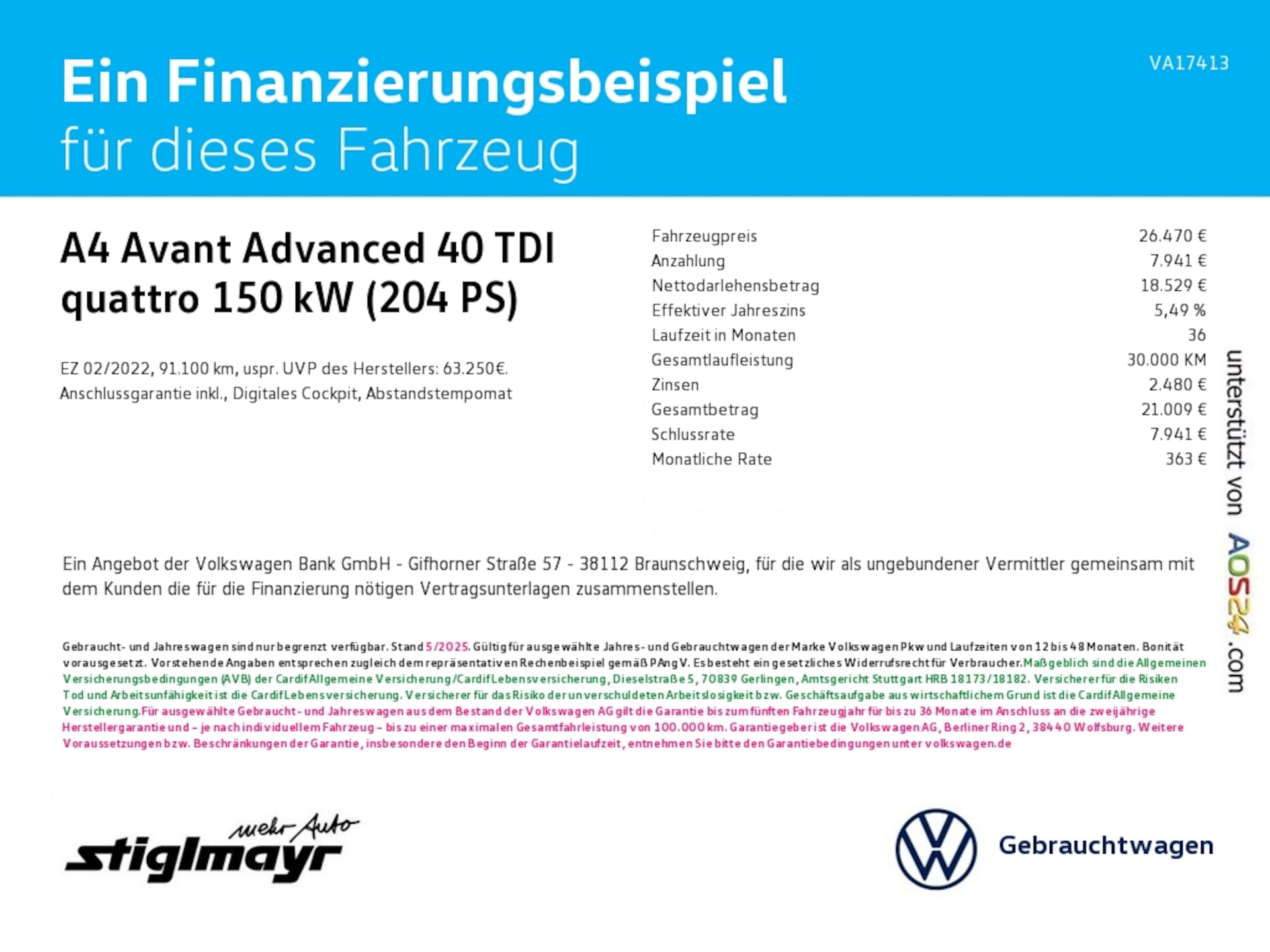 Audi A4 Avant Advanced