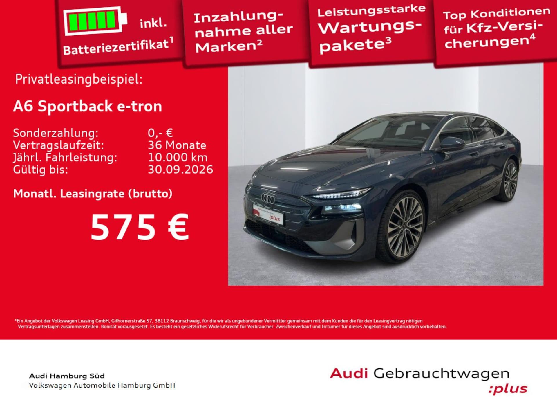 Audi A6 Sportback e-tron