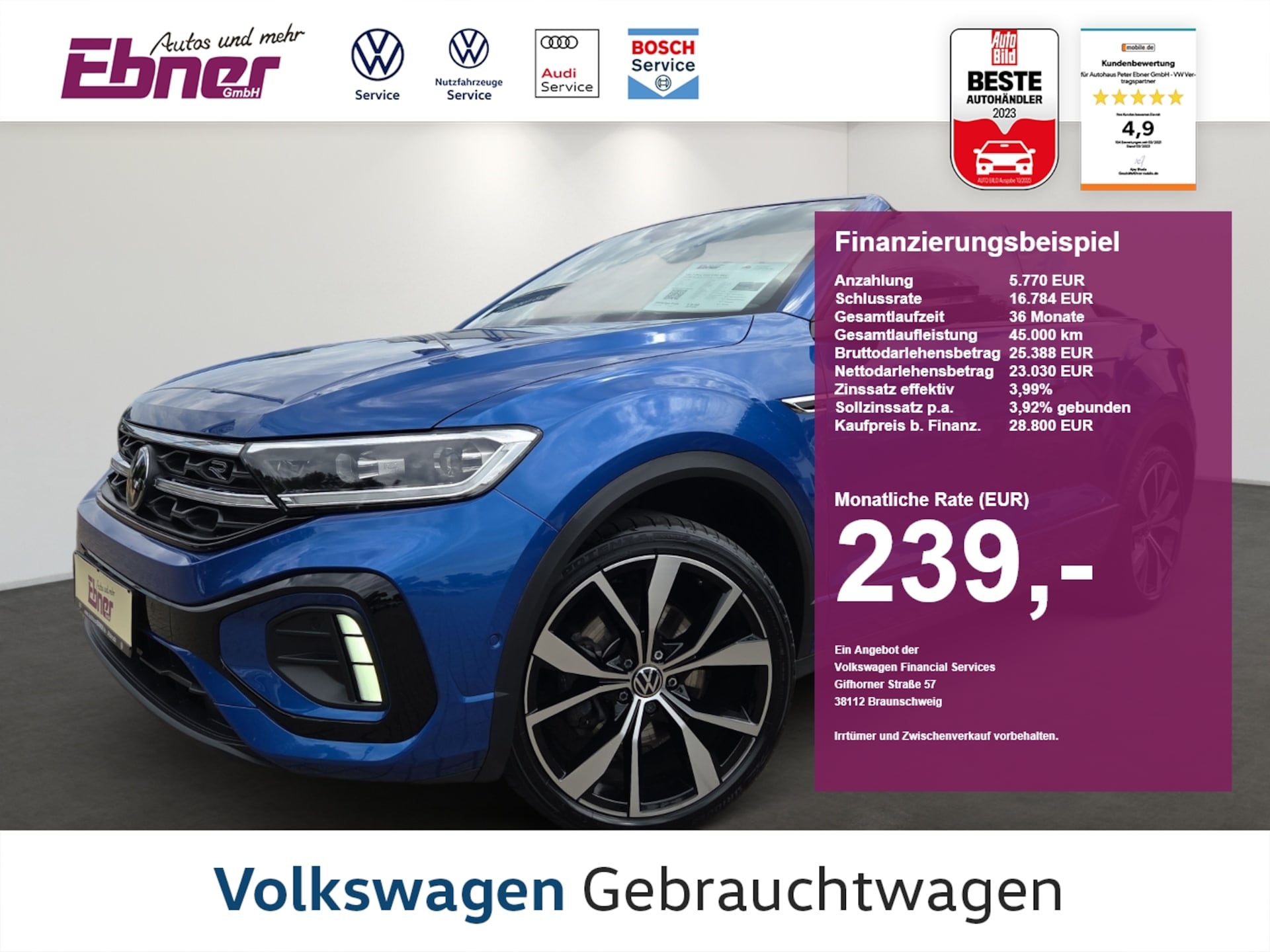 Volkswagen T-Roc Cabriolet R-Line