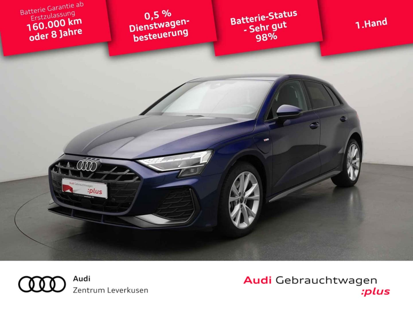 Bild über Audi A3 Sportback TFSI e S line 40 TFSI e S tronic - für weitere Informationen kontaktieren Sie den Audi Partner