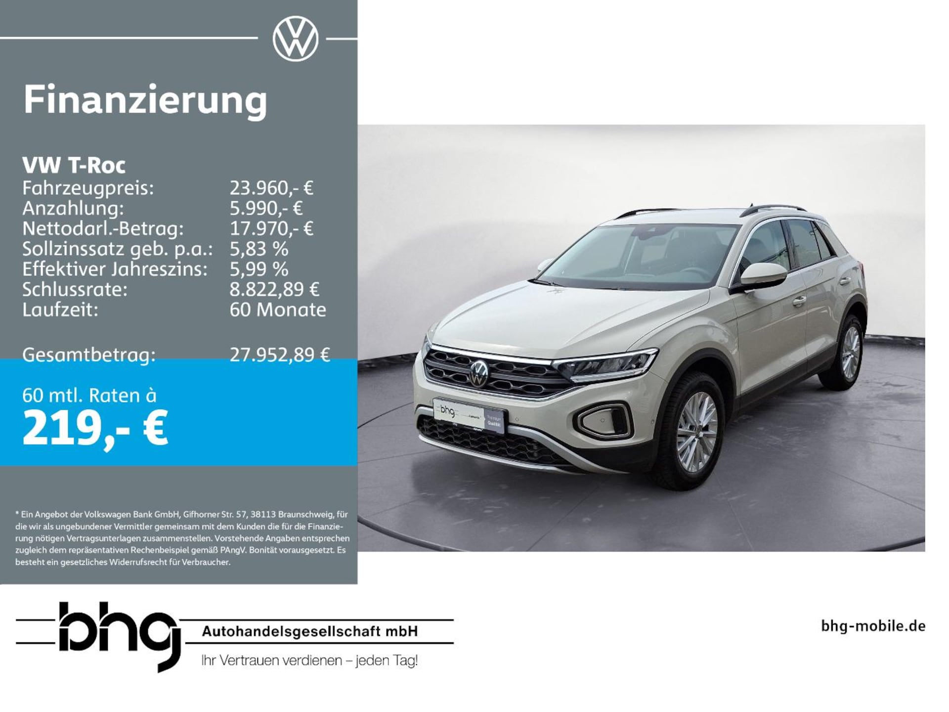 Volkswagen T-Roc Life