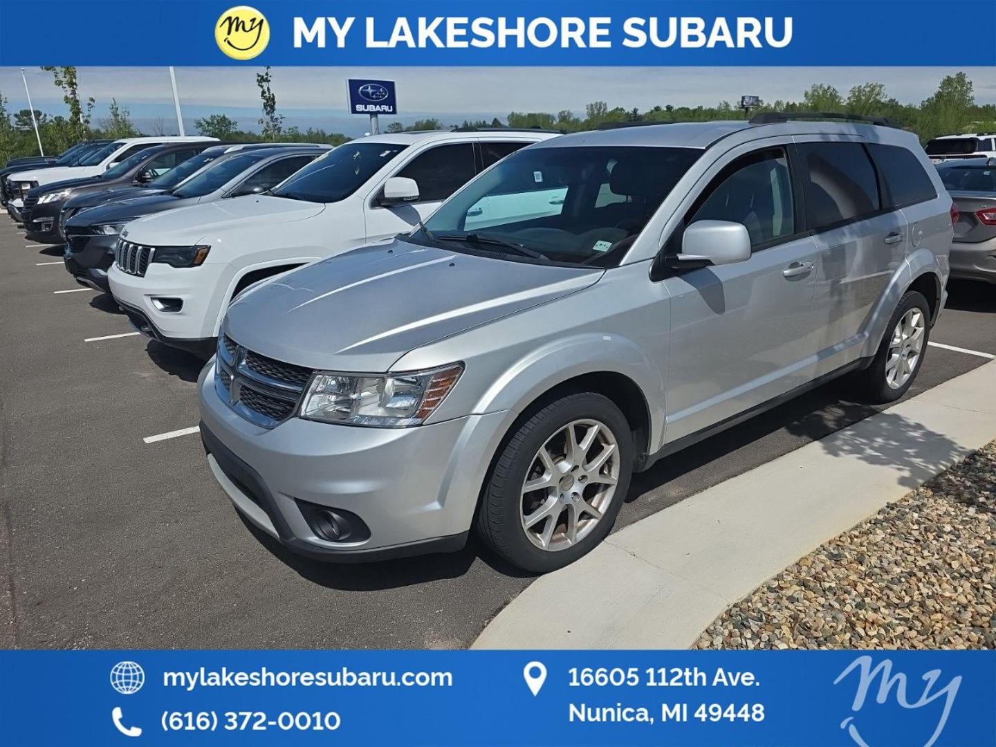 Used 2012 Dodge Journey SXT with VIN 3C4PDCBG8CT206964 for sale in Muskegon, MI