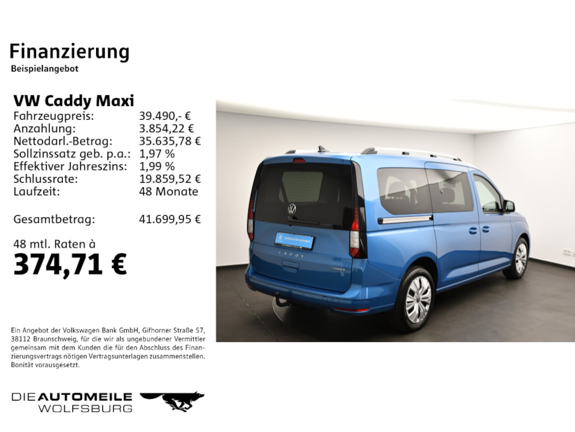 Volkswagen Caddy Maxi Basis-Modell