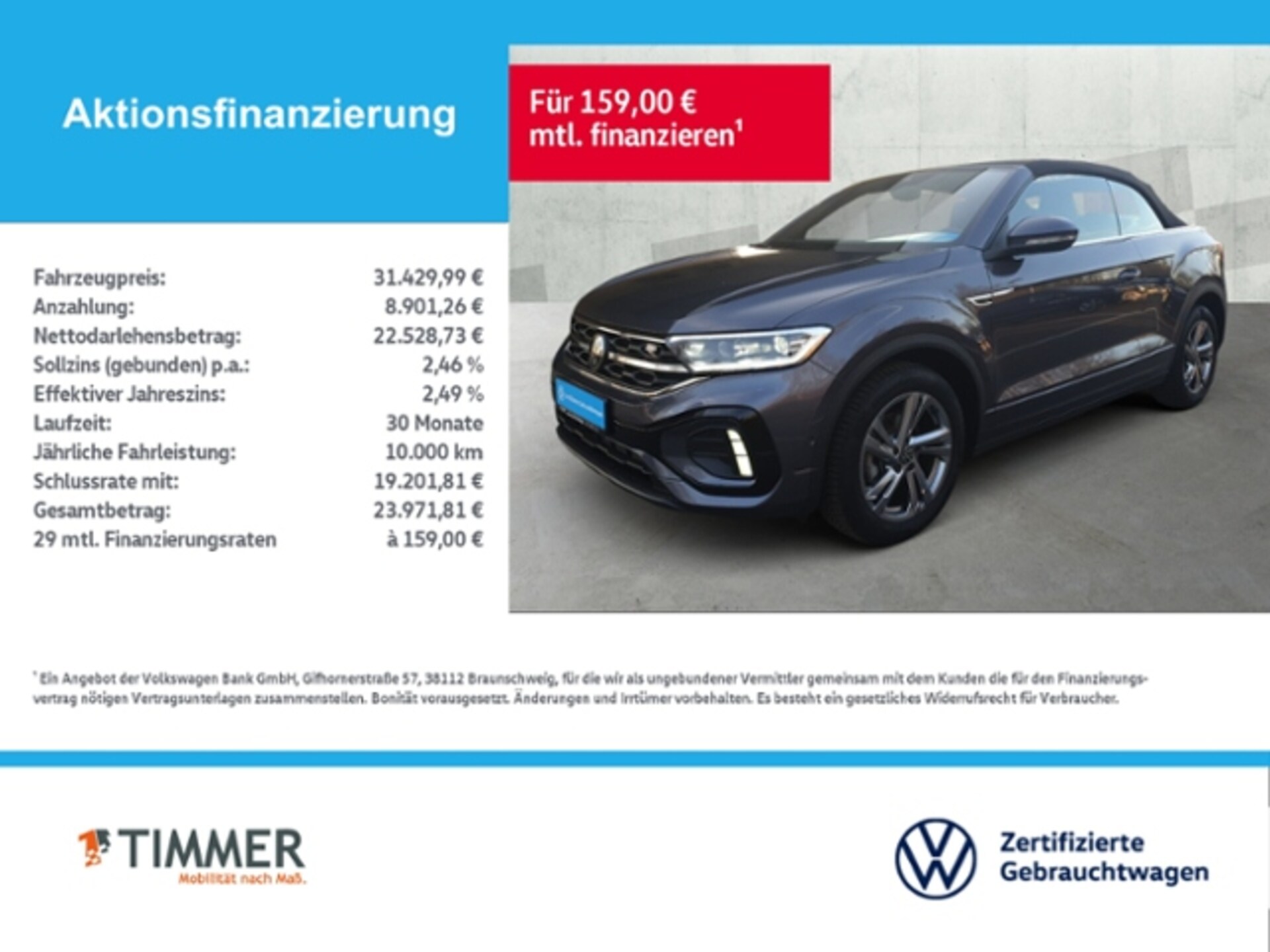 Volkswagen T-Roc Cabriolet R-Line