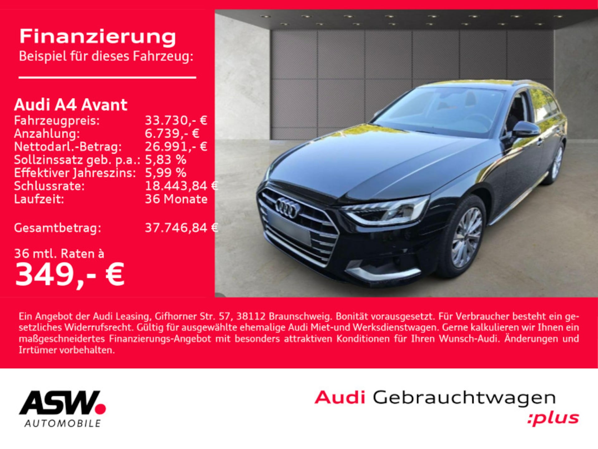 Audi A4 Avant Advanced