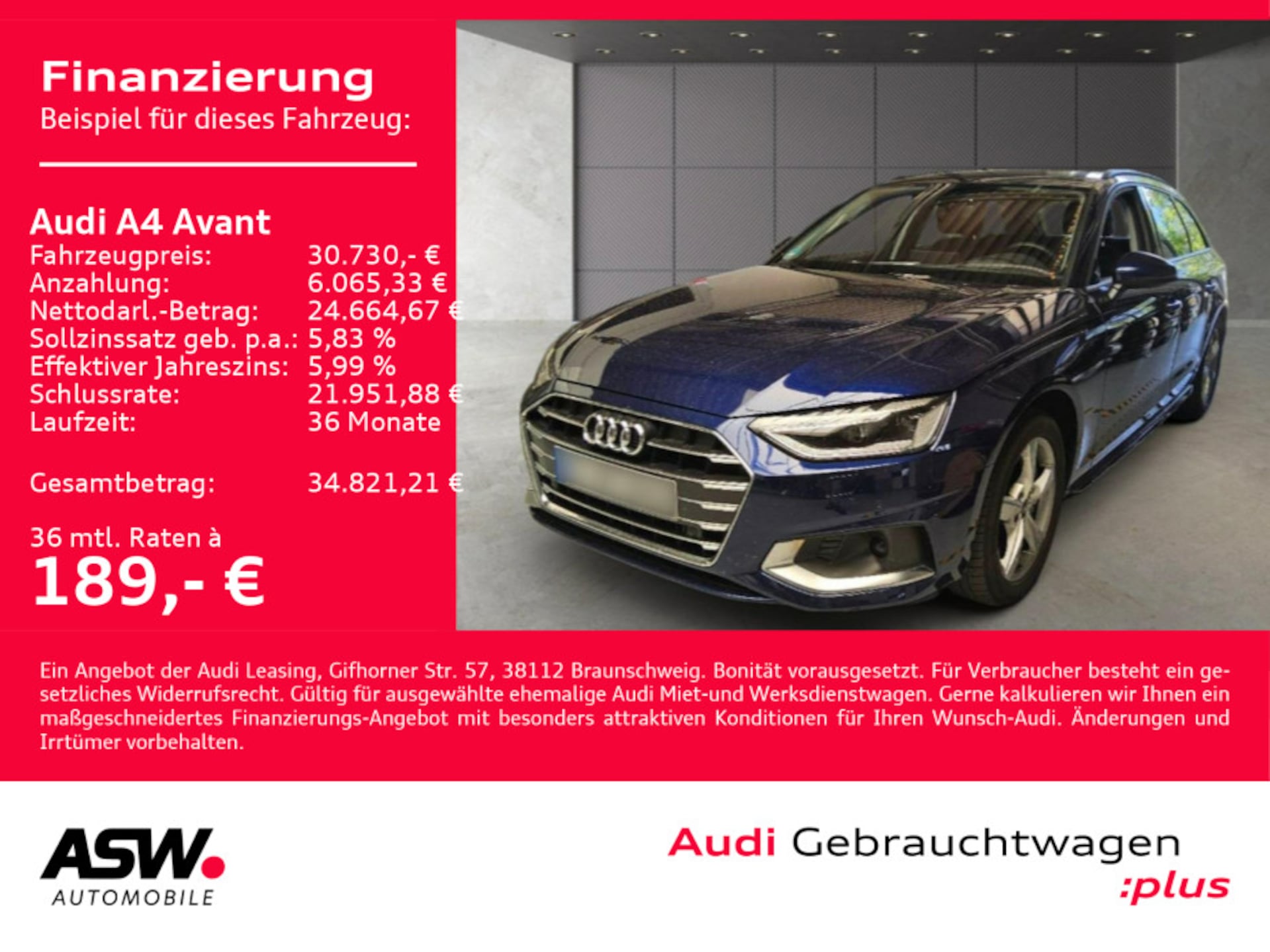 Audi A4 Avant Advanced