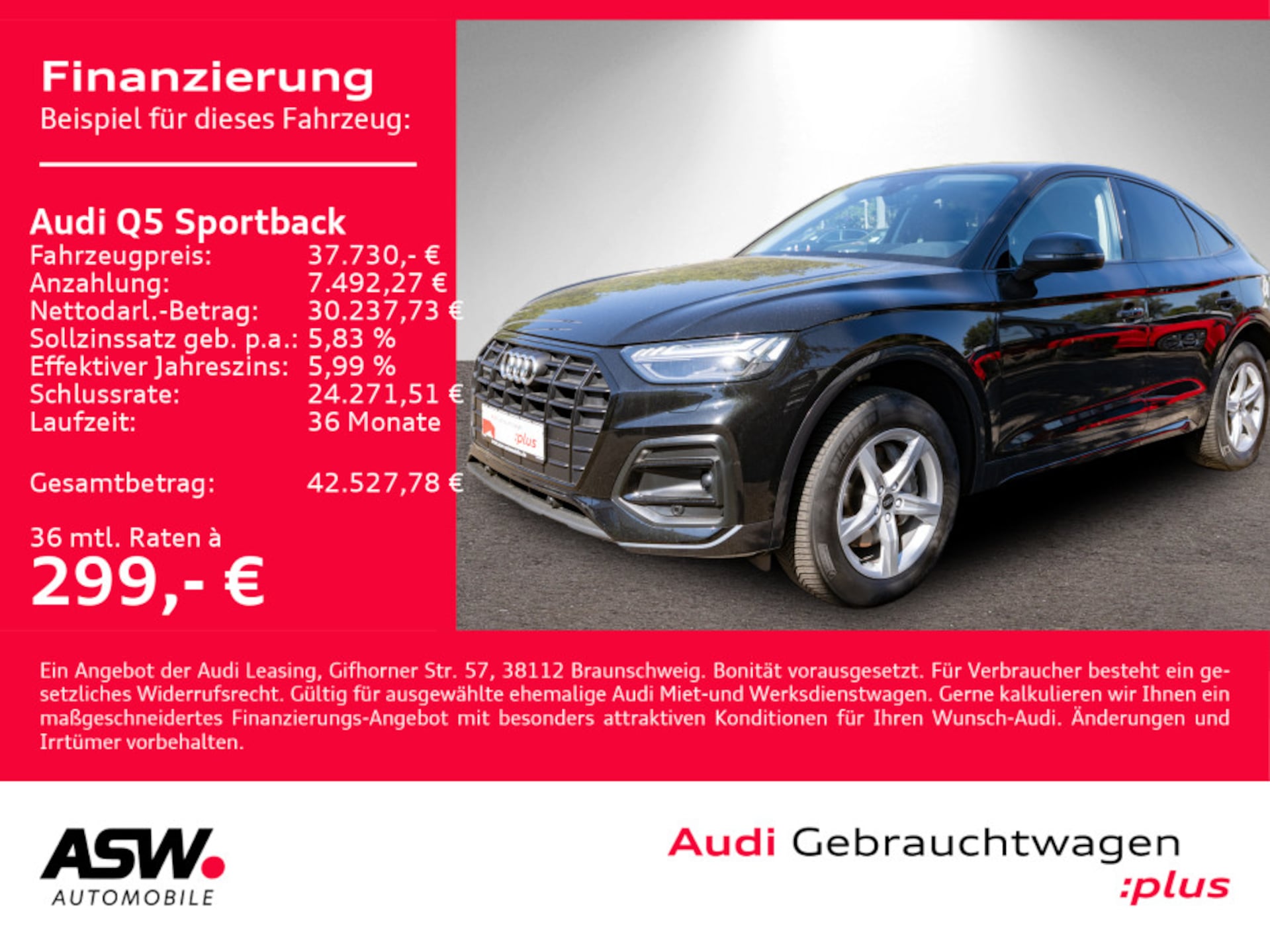 Audi Q5 Sportback advanced