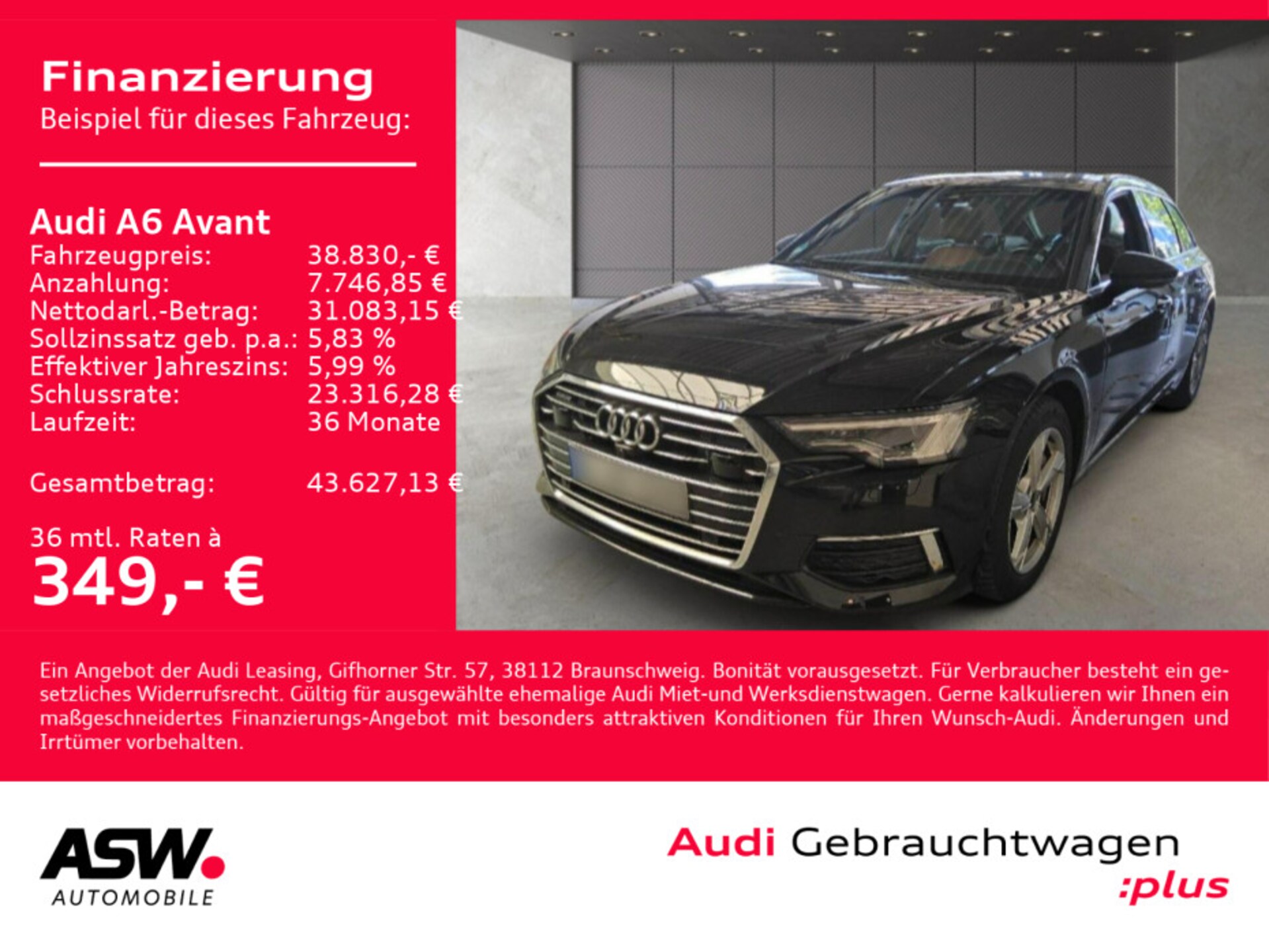 Audi A6 Avant TFSI e Design