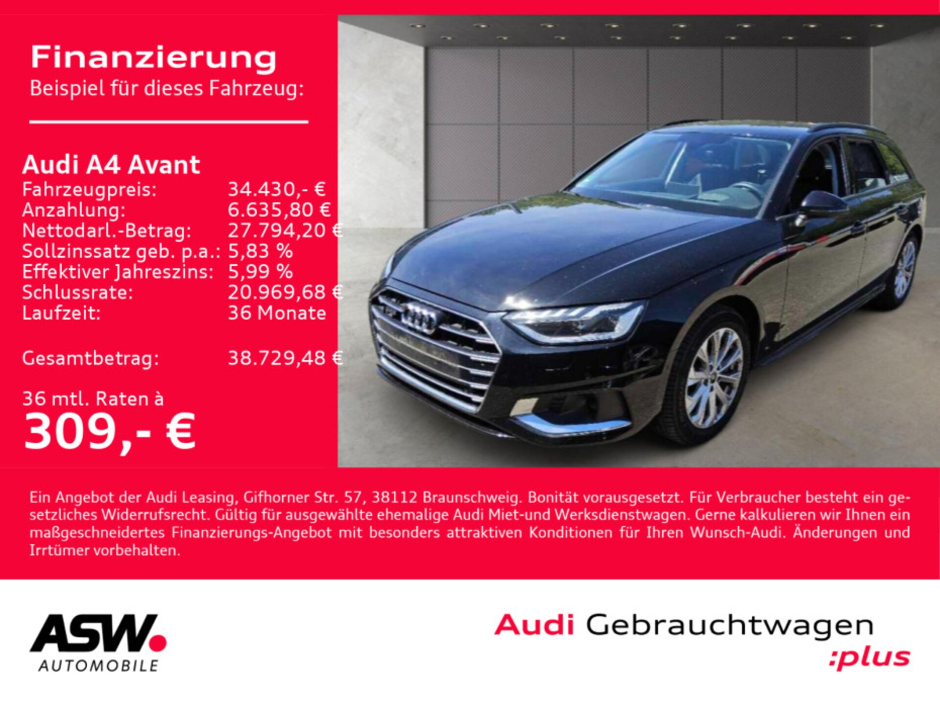 Audi A4 Avant Advanced