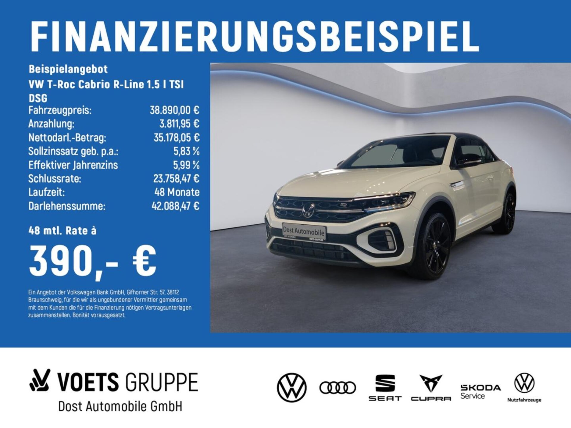 Volkswagen T-Roc Cabriolet 2026