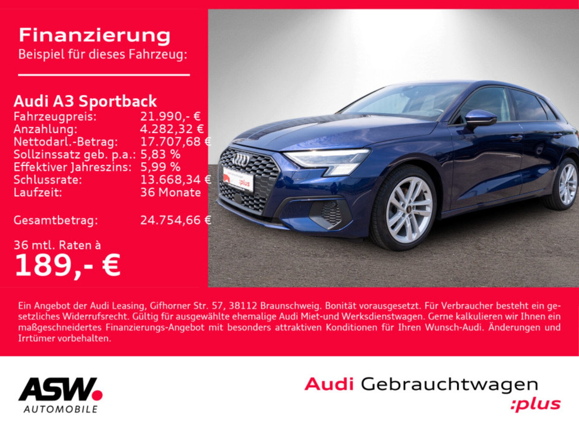 Audi A3 Sportback