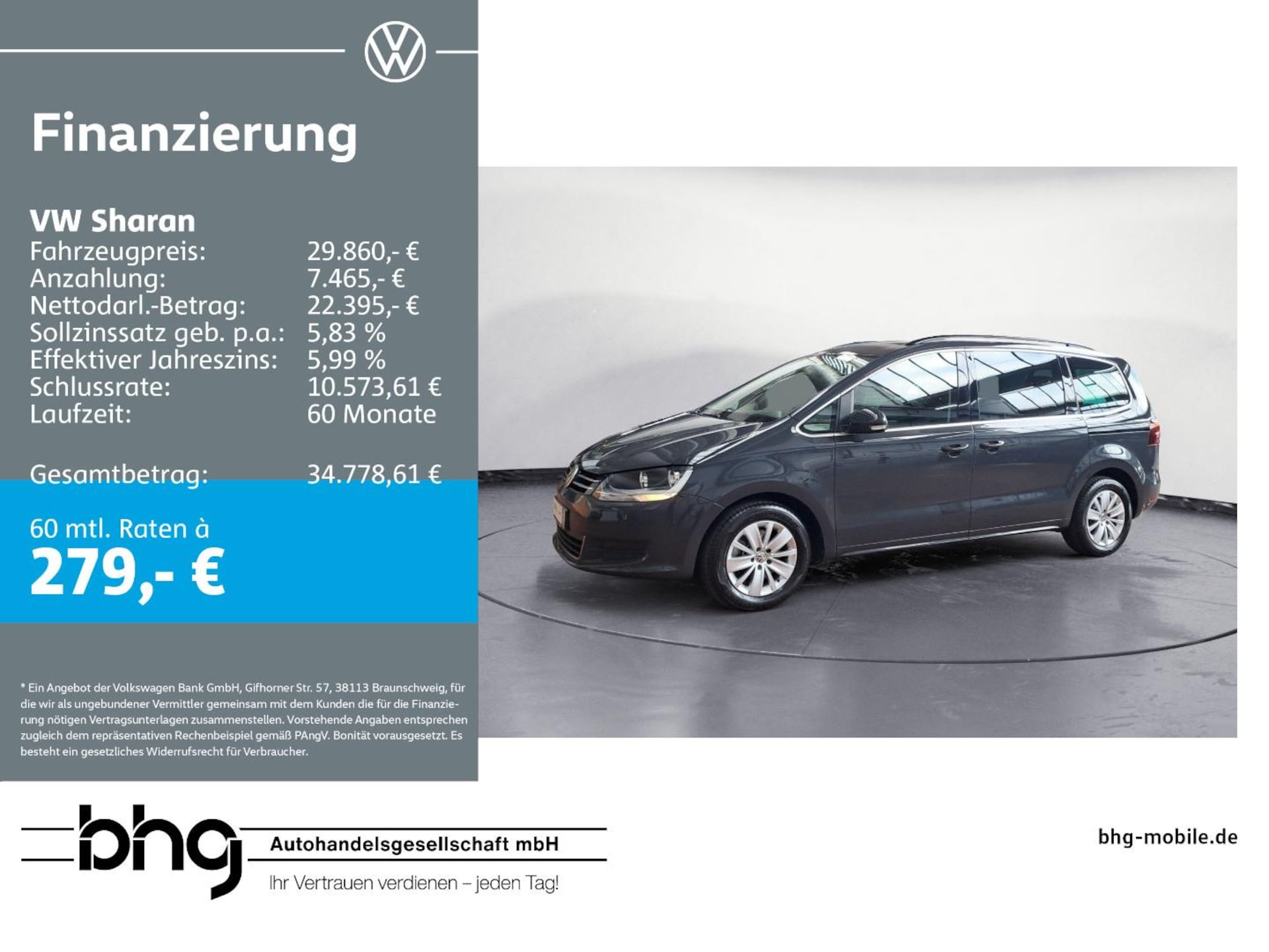 Volkswagen Sharan Comfortline