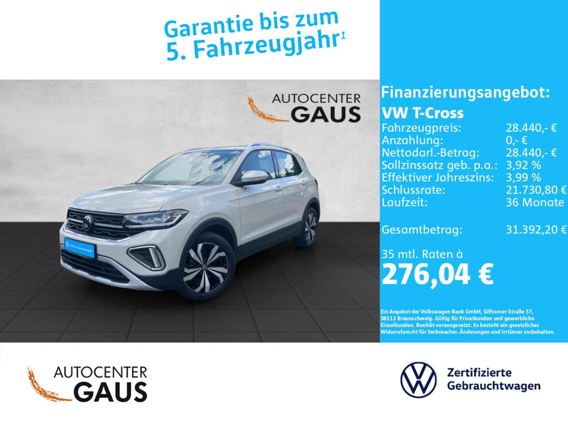 Volkswagen T-Cross Style